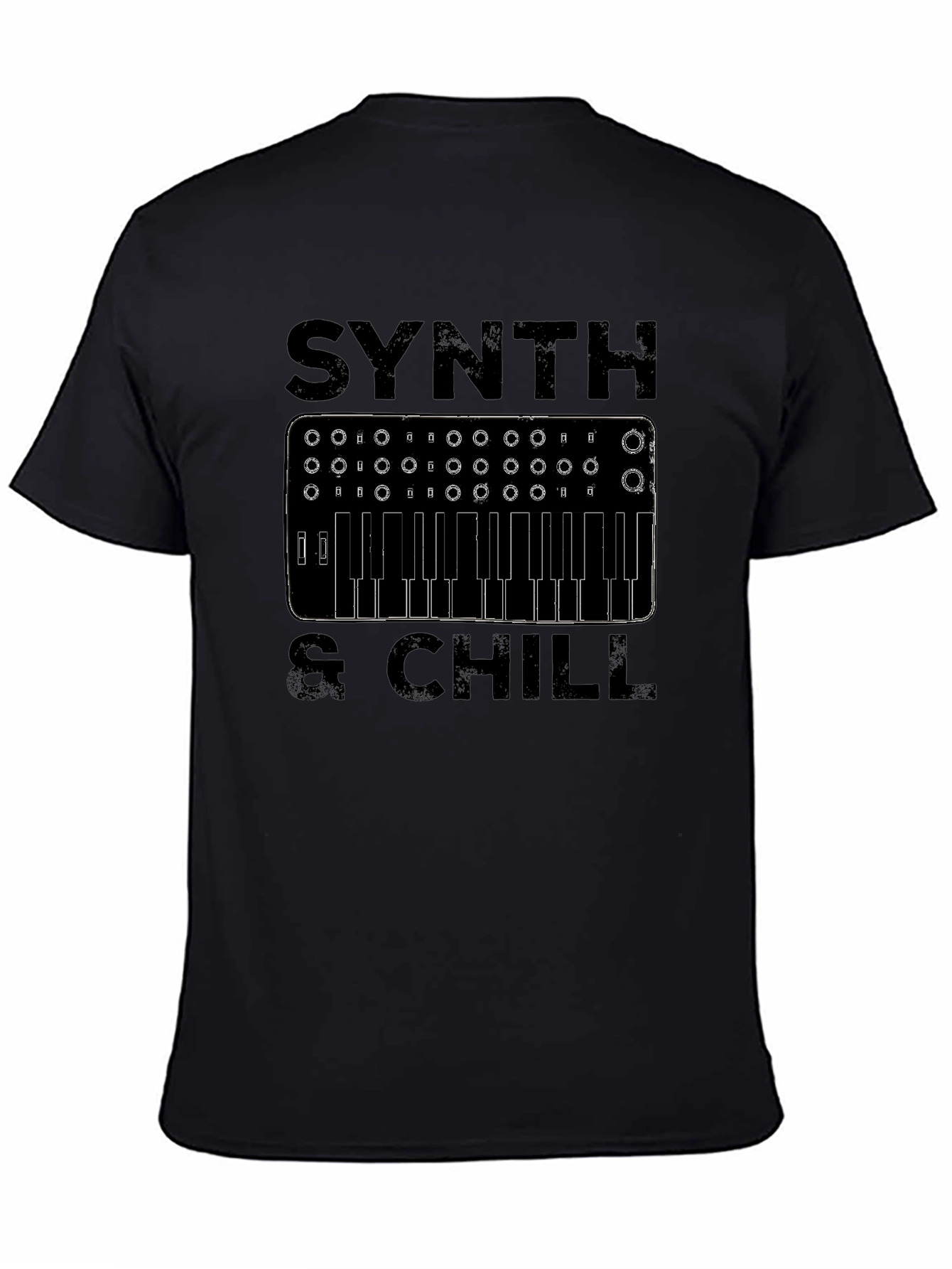 Synth & Chill T-Shirt - Music Lover Tee