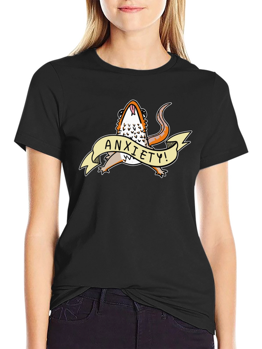 Anxiety Lizard Graphic T-Shirt
