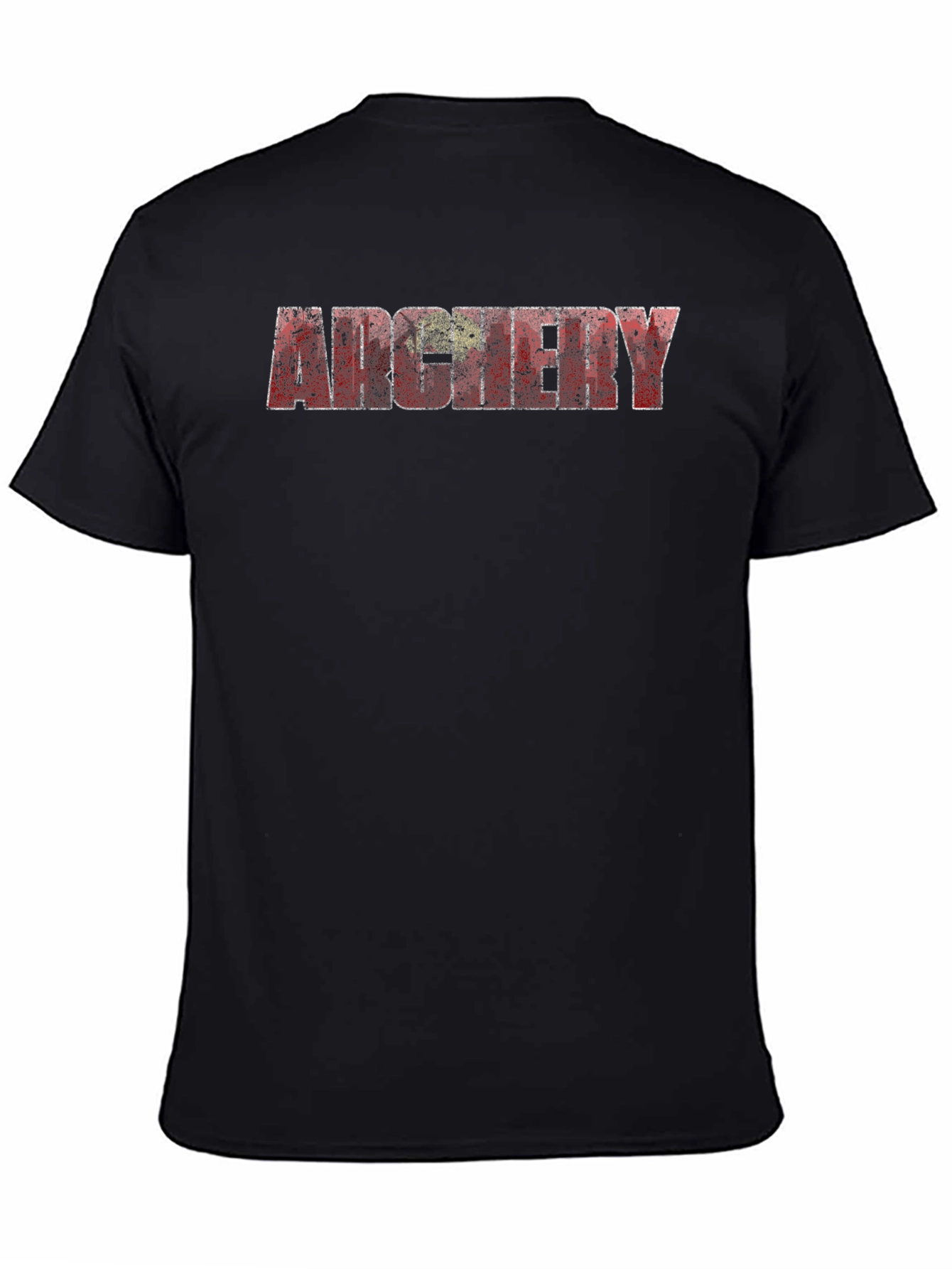 Archery Graphic Tee - Black Cotton Shirt