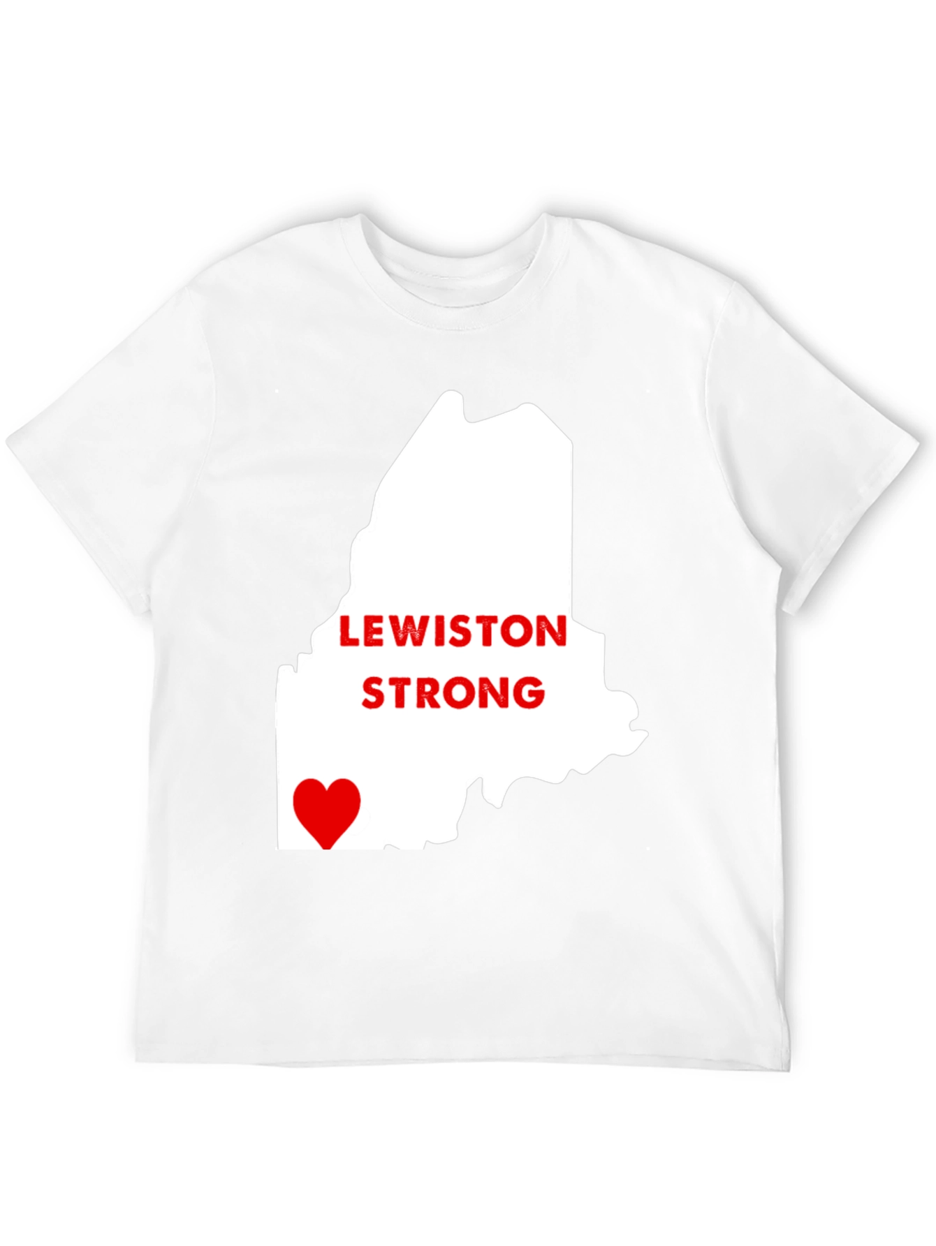 Lewiston Strong Graphic Tee - Maine Tribute