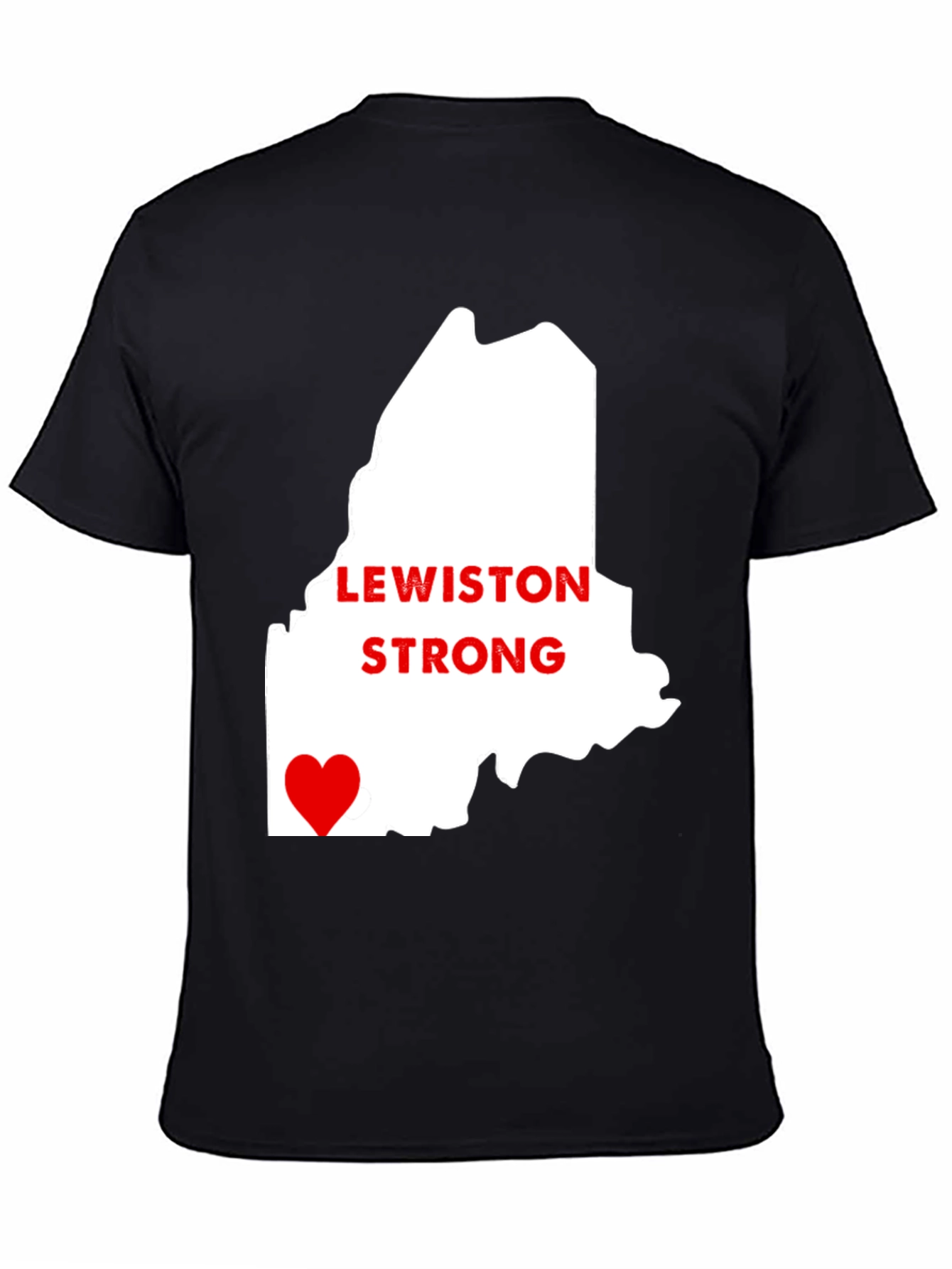 Lewiston Strong Graphic Tee - Maine Tribute