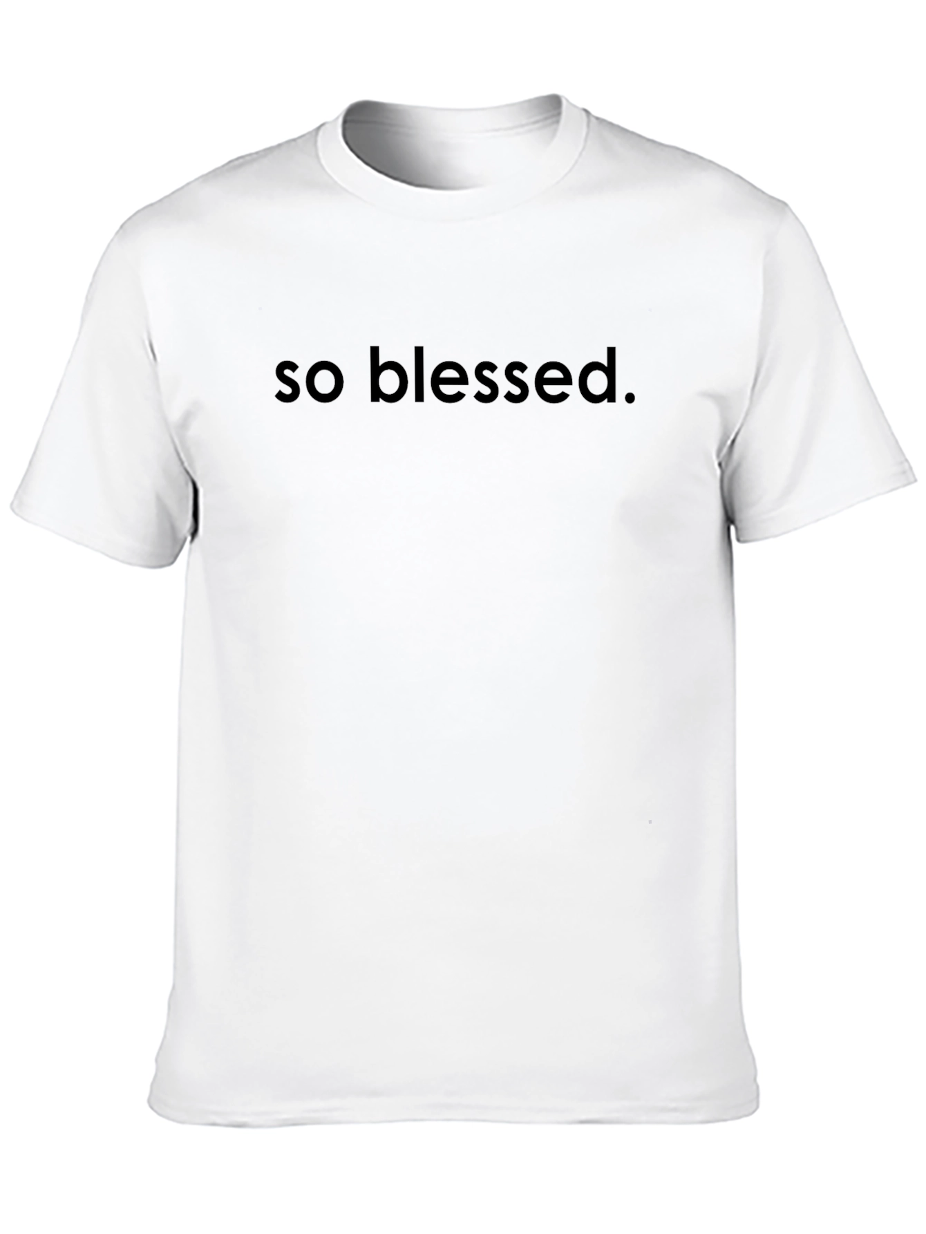 So Blessed Black T-Shirt - Stylish & Comfortable