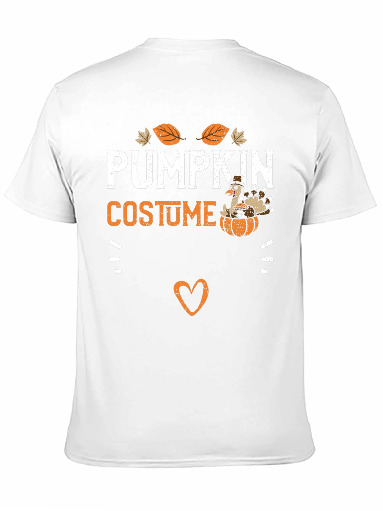 Thanksgiving Pumpkin Costume Turkey T-Shirt