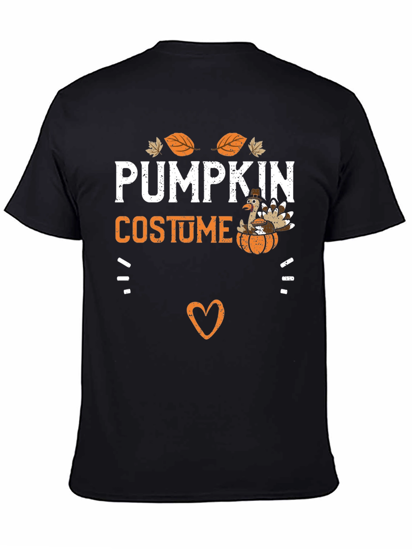 Thanksgiving Pumpkin Costume Turkey T-Shirt