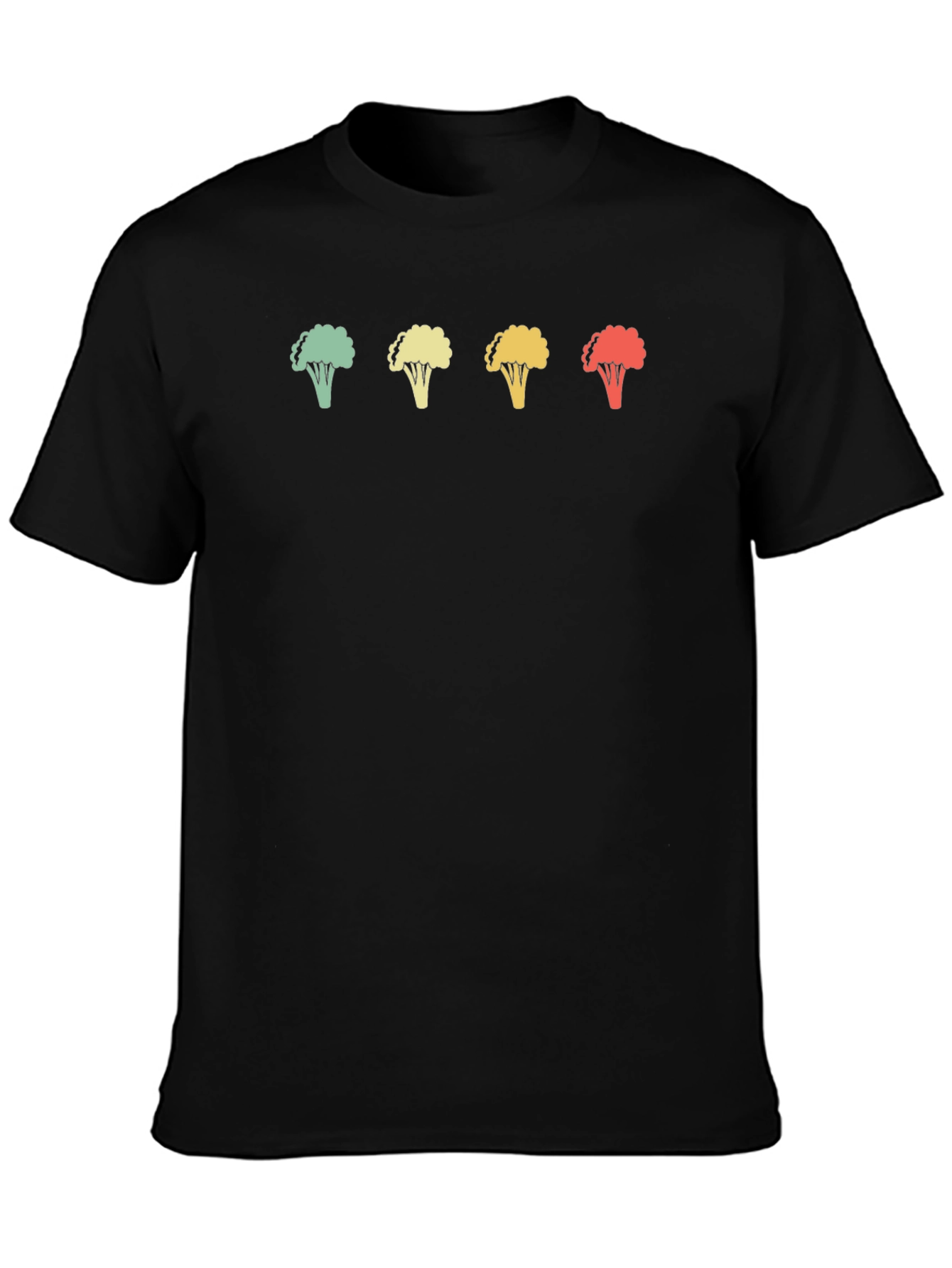 Retro Broccoli T-Shirt - Unique Veggie Design