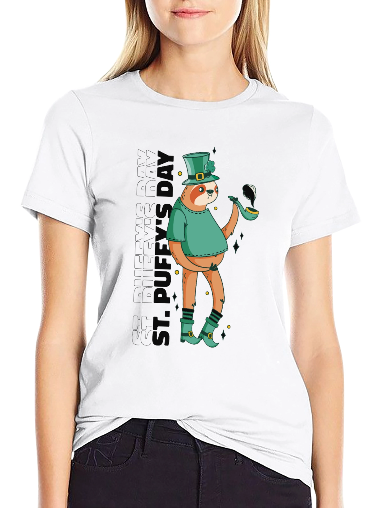 St. Puffys Day Sloth T-Shirt