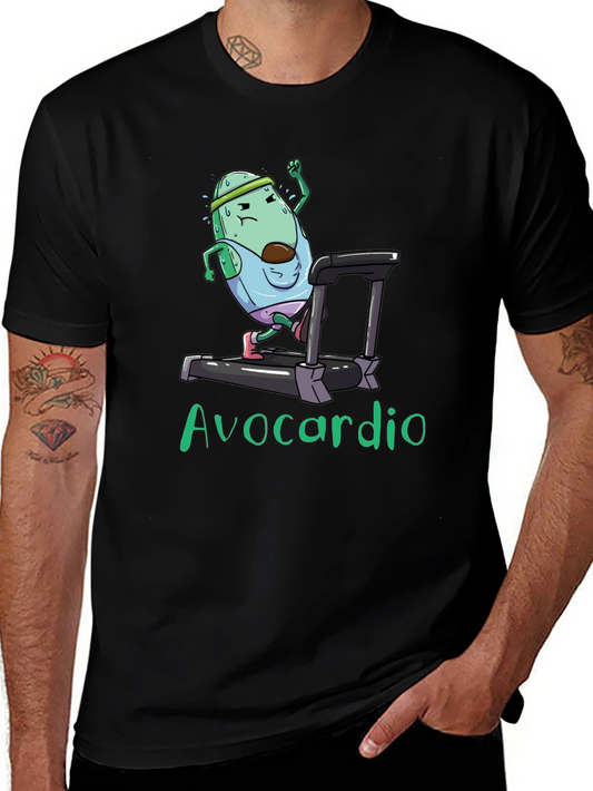 Avocardio Black Graphic T-Shirt