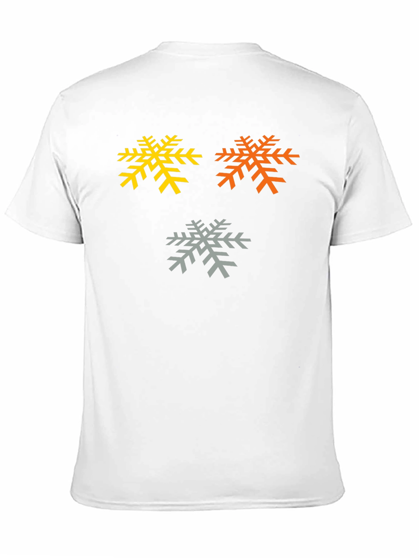 Snowflake Graphic Tee - Black Cotton Blend