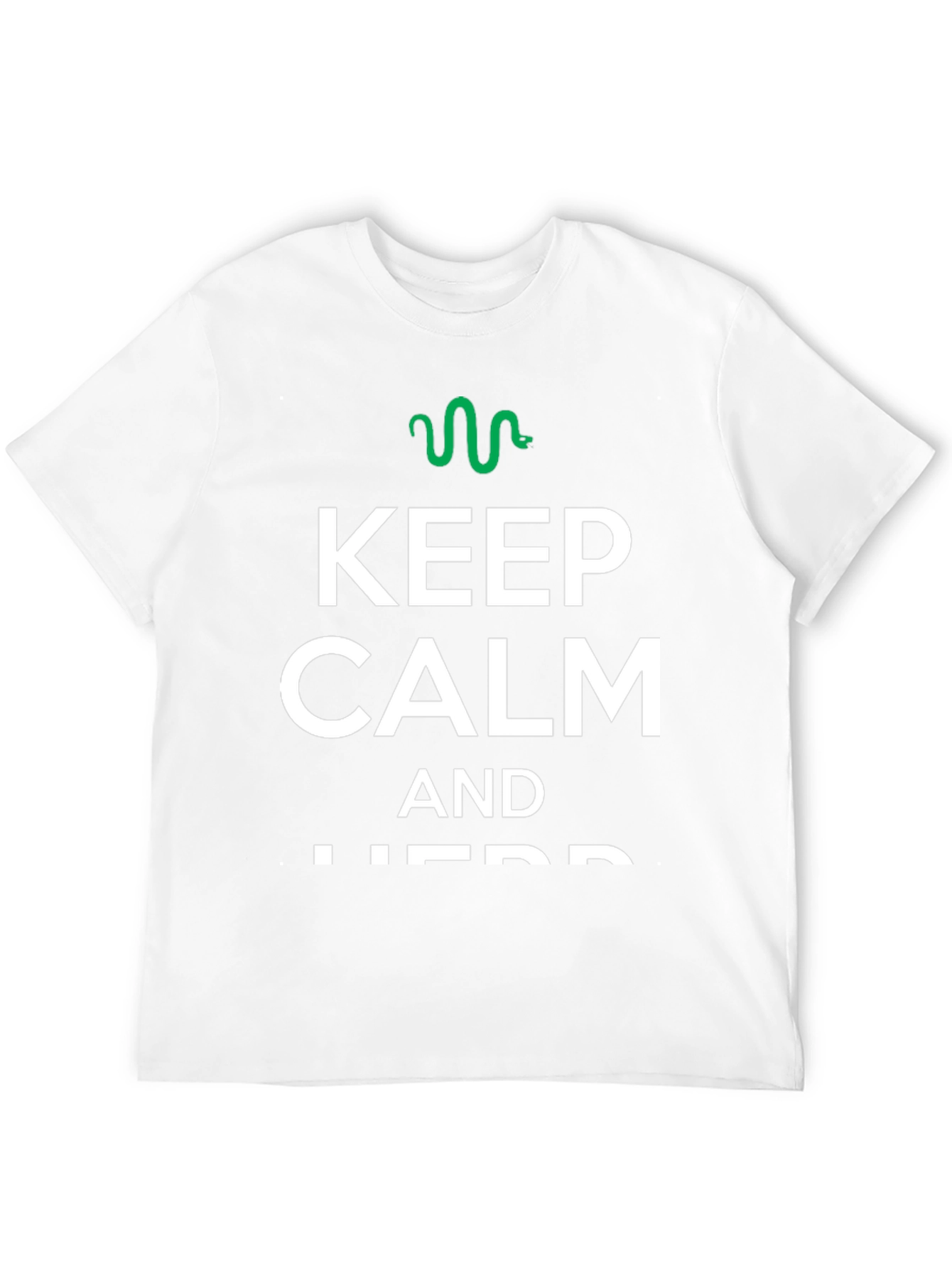 Keep Calm and Herd T-Shirt - Funny Snake Design