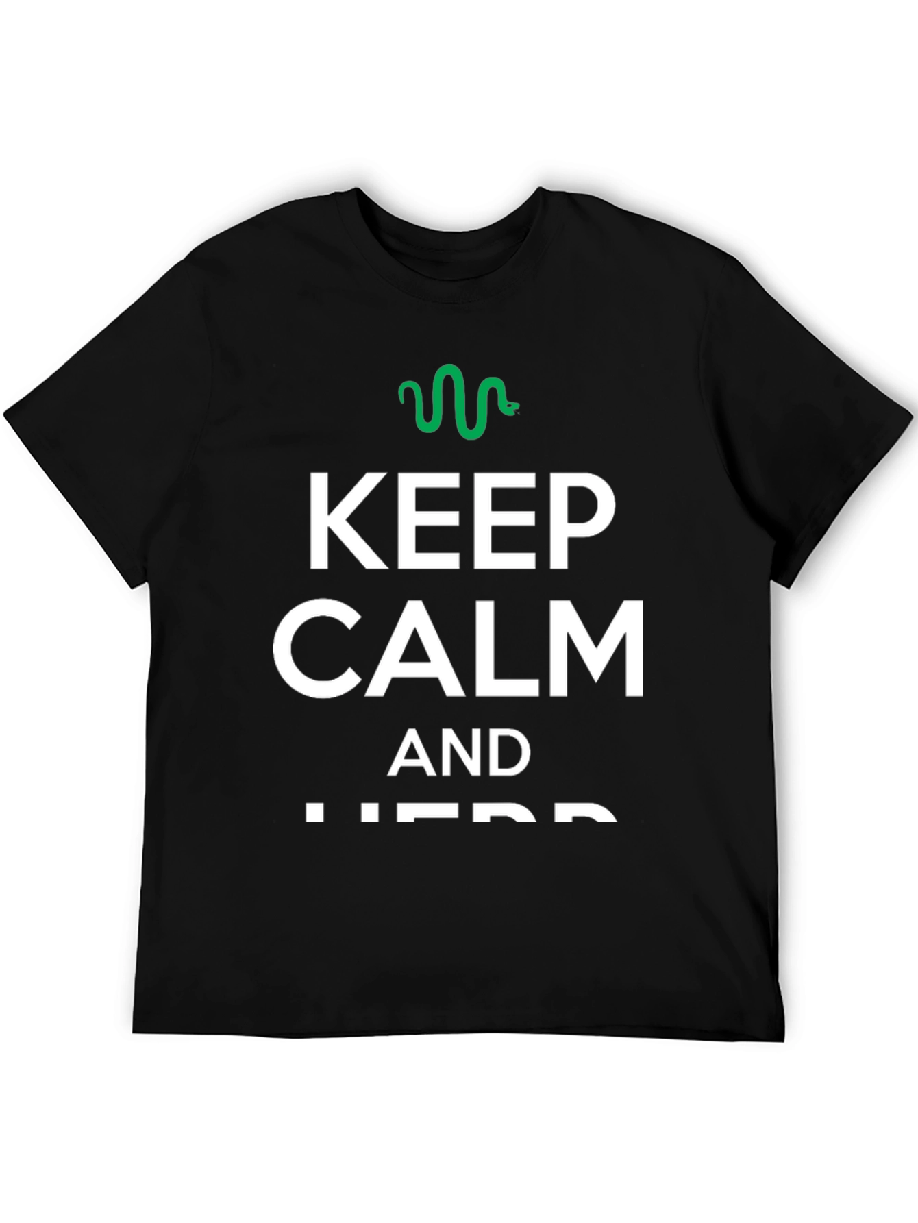 Keep Calm and Herd T-Shirt - Funny Snake Design
