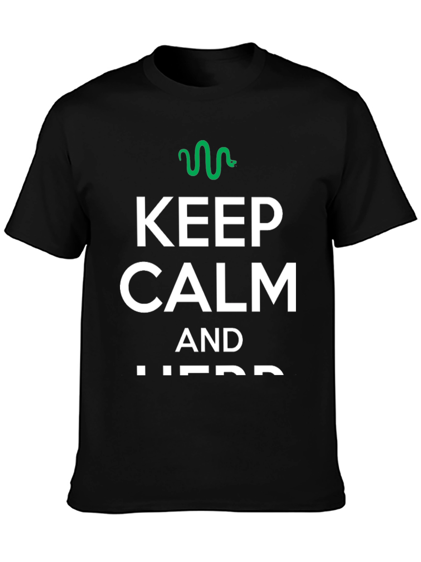 Keep Calm and Herd T-Shirt - Funny Snake Design