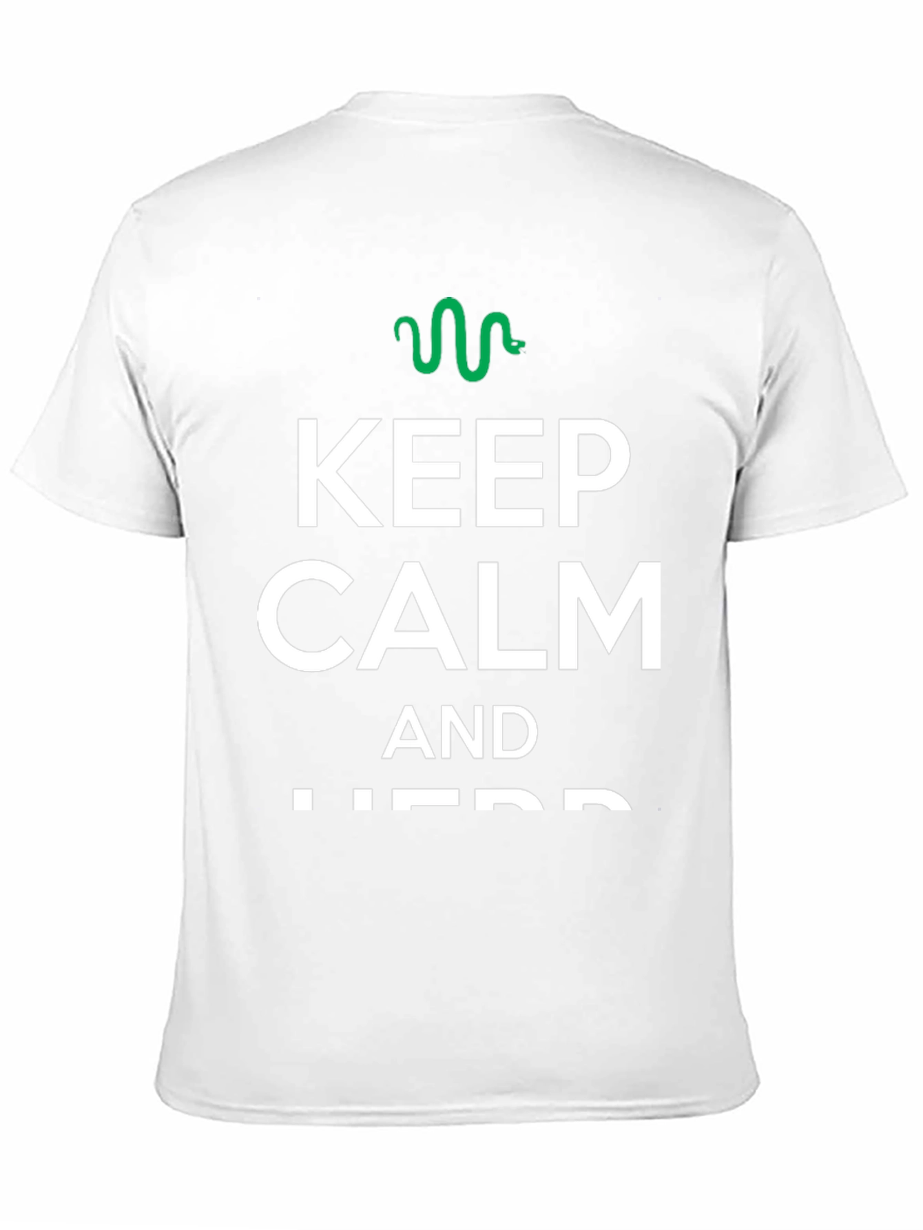 Keep Calm and Herd T-Shirt - Funny Snake Design