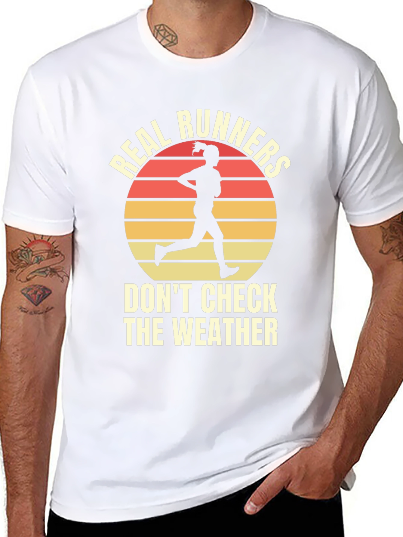 Real Runners T-Shirt - Weather Doesnt Matter!