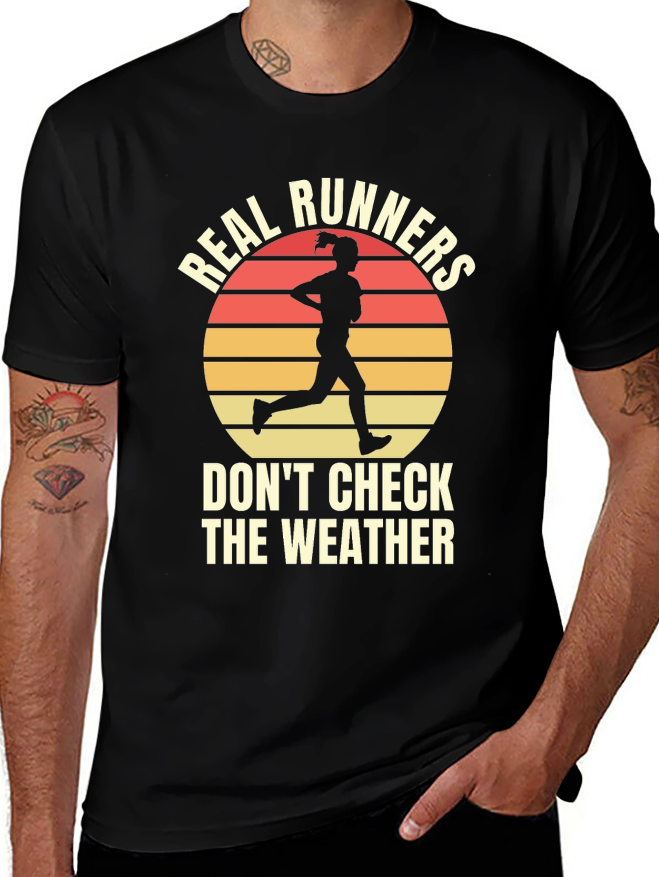 Real Runners T-Shirt - Weather Doesnt Matter!