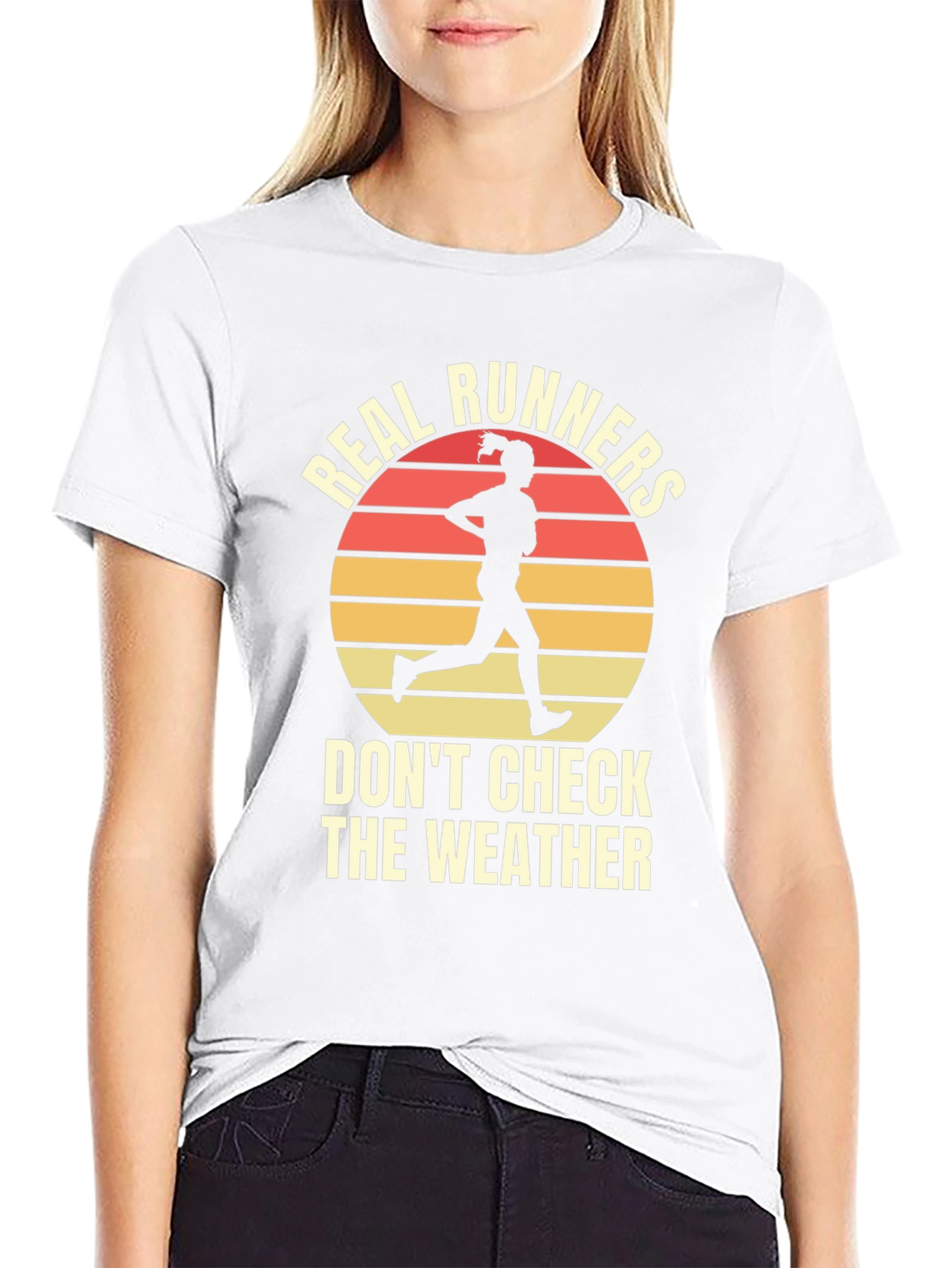 Real Runners T-Shirt - Weather Doesnt Matter!