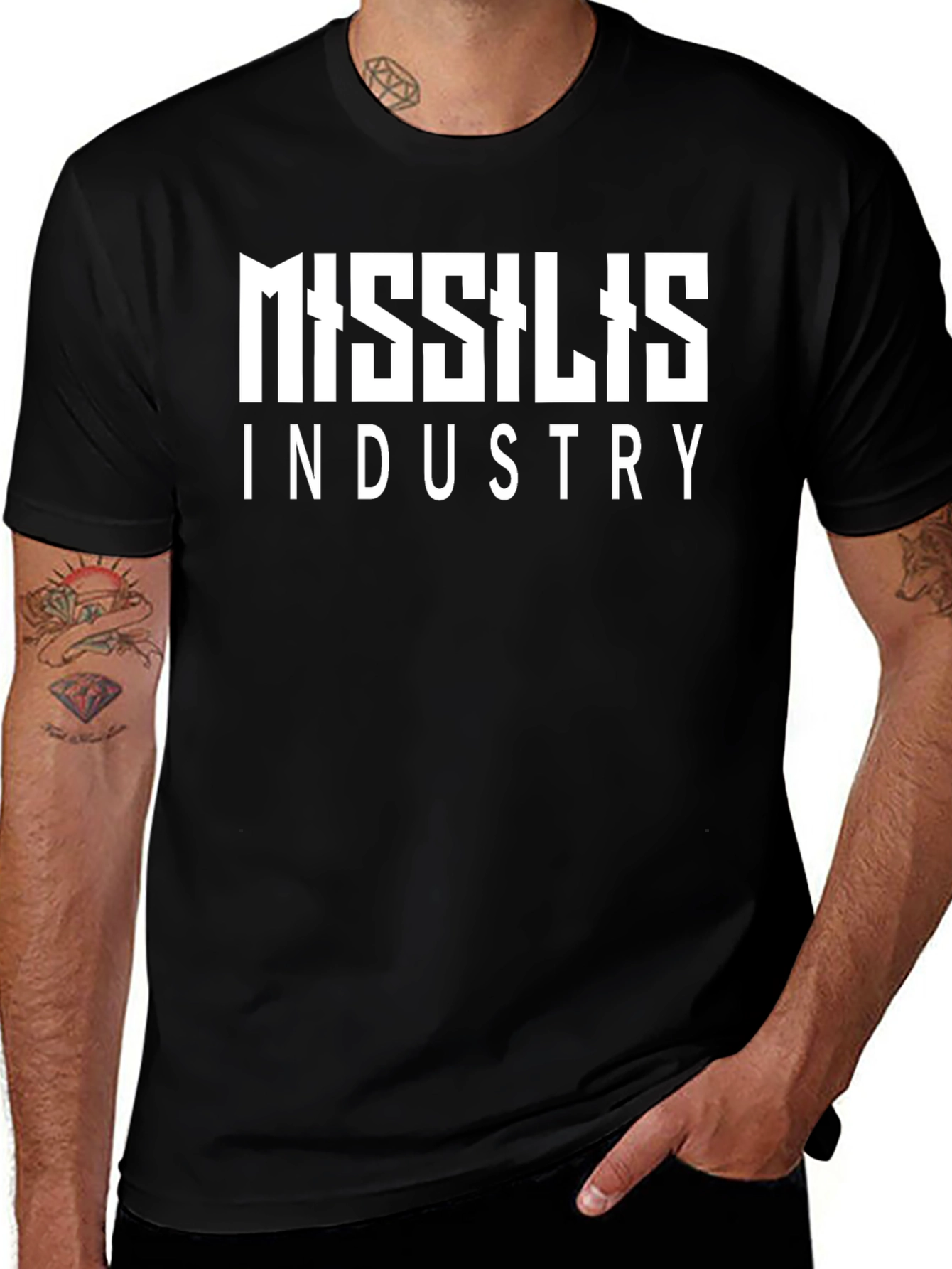 Missilis Industry Graphic T-Shirt - Bold Statement Tee