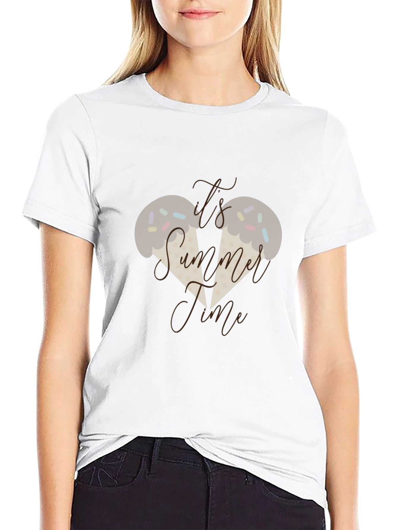 Summer Time Ice Cream Graphic Tee