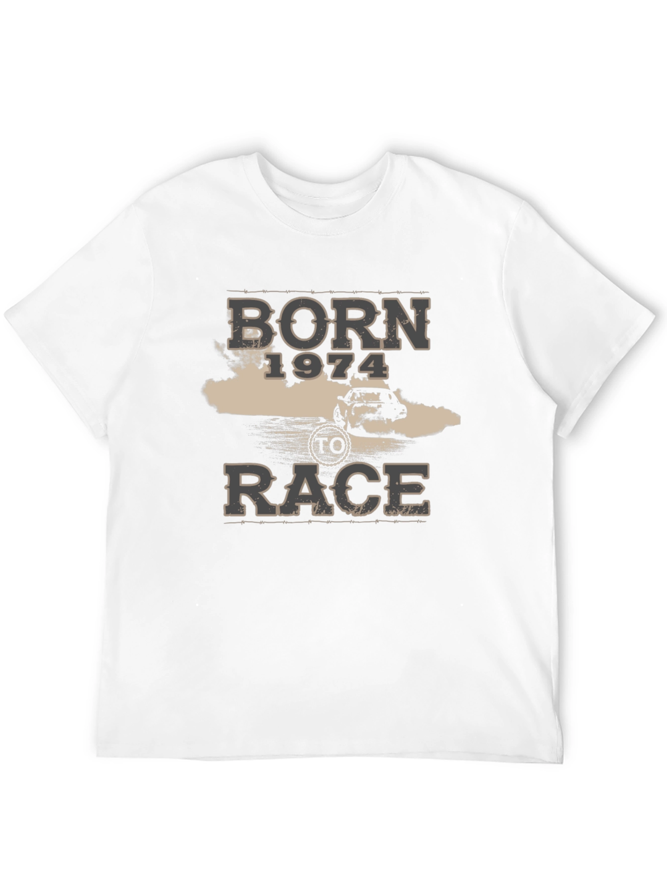 Born 1974 to Race Tee - Black