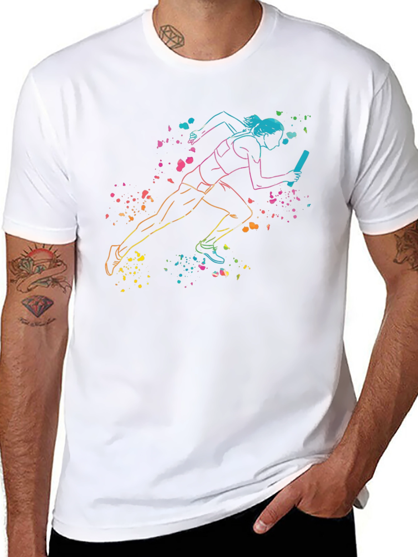 Colorful Runner T-Shirt