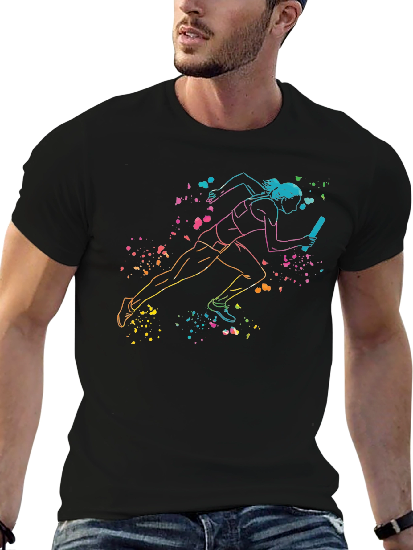 Colorful Runner T-Shirt