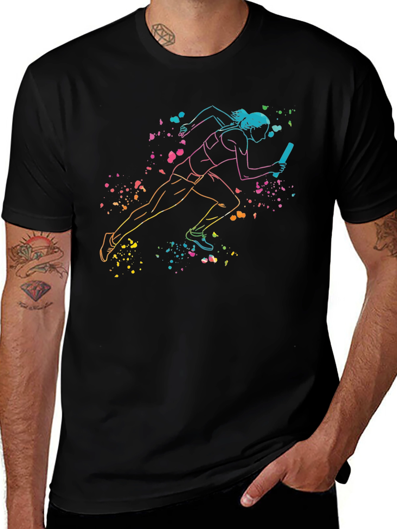 Colorful Runner T-Shirt