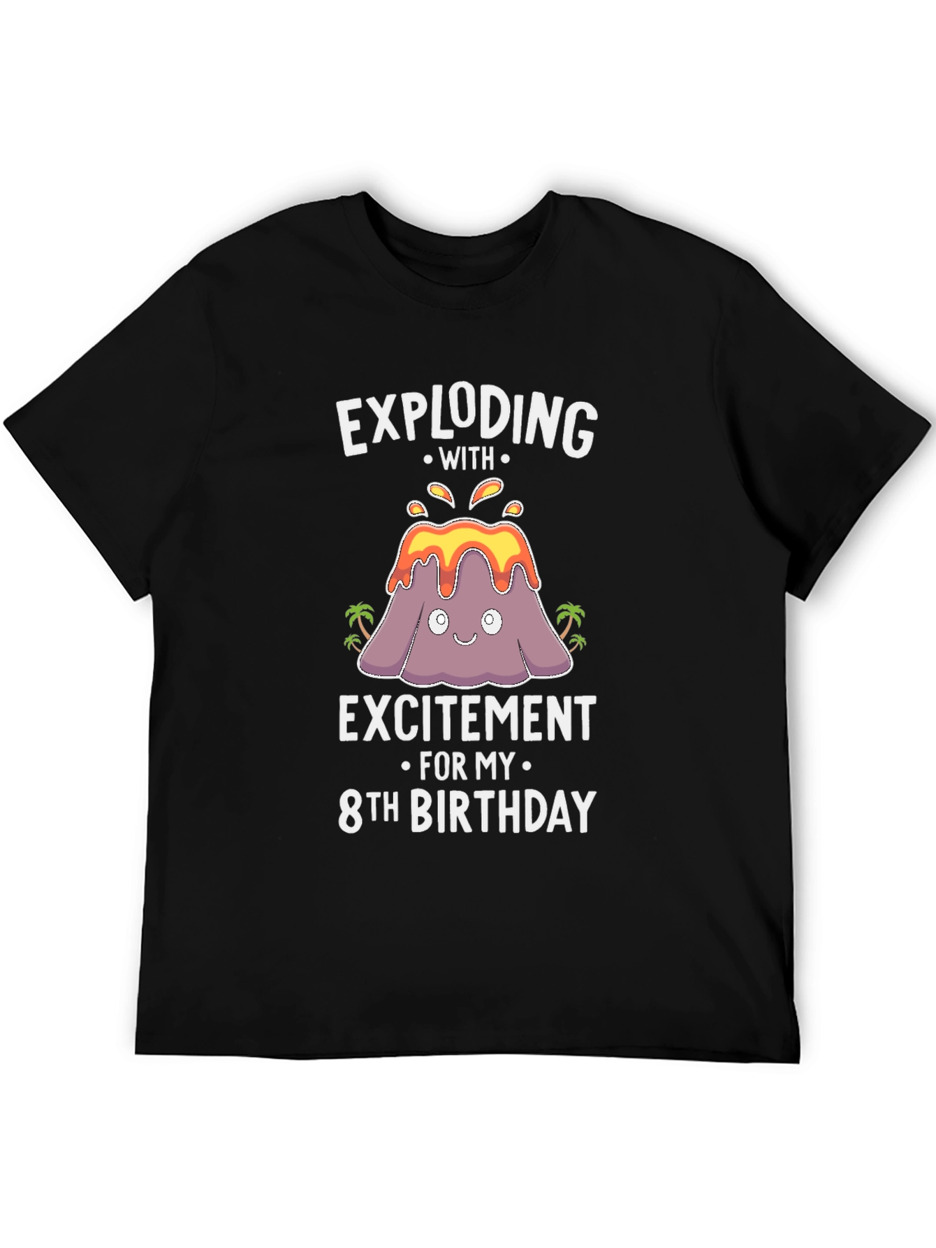 Exploding with Excitement 8th Birthday T-Shirt