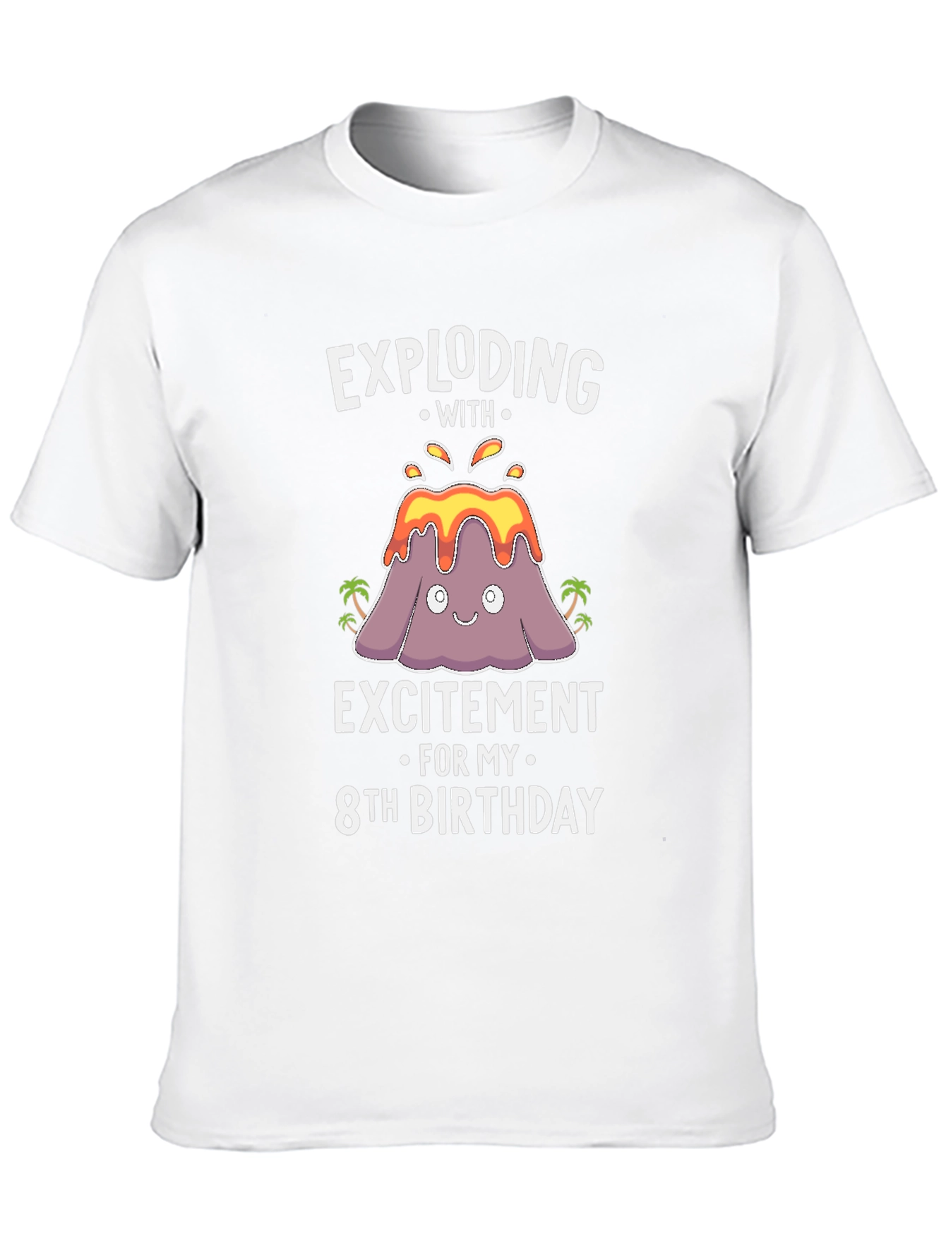 Exploding with Excitement 8th Birthday T-Shirt