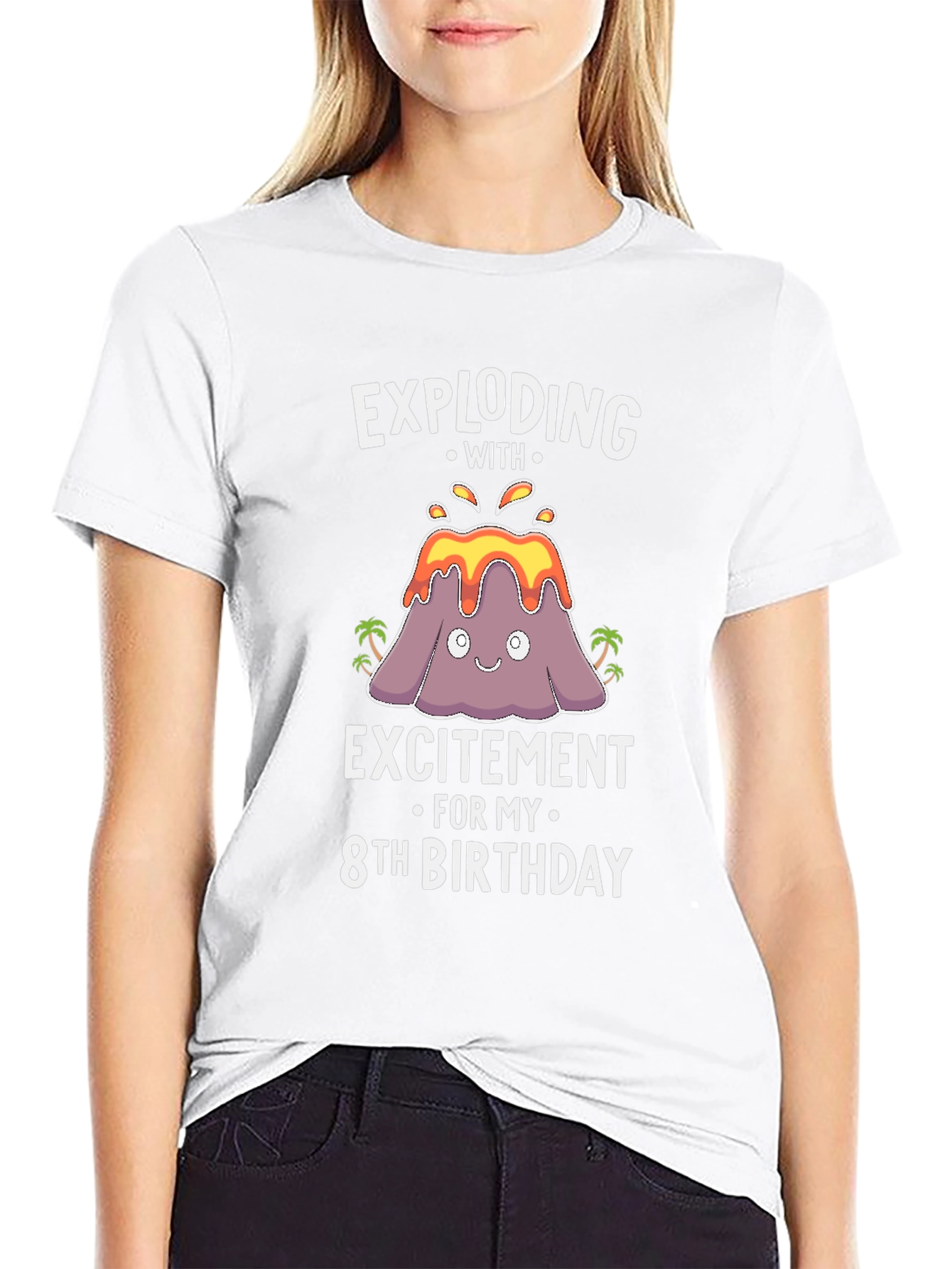 Exploding with Excitement 8th Birthday T-Shirt