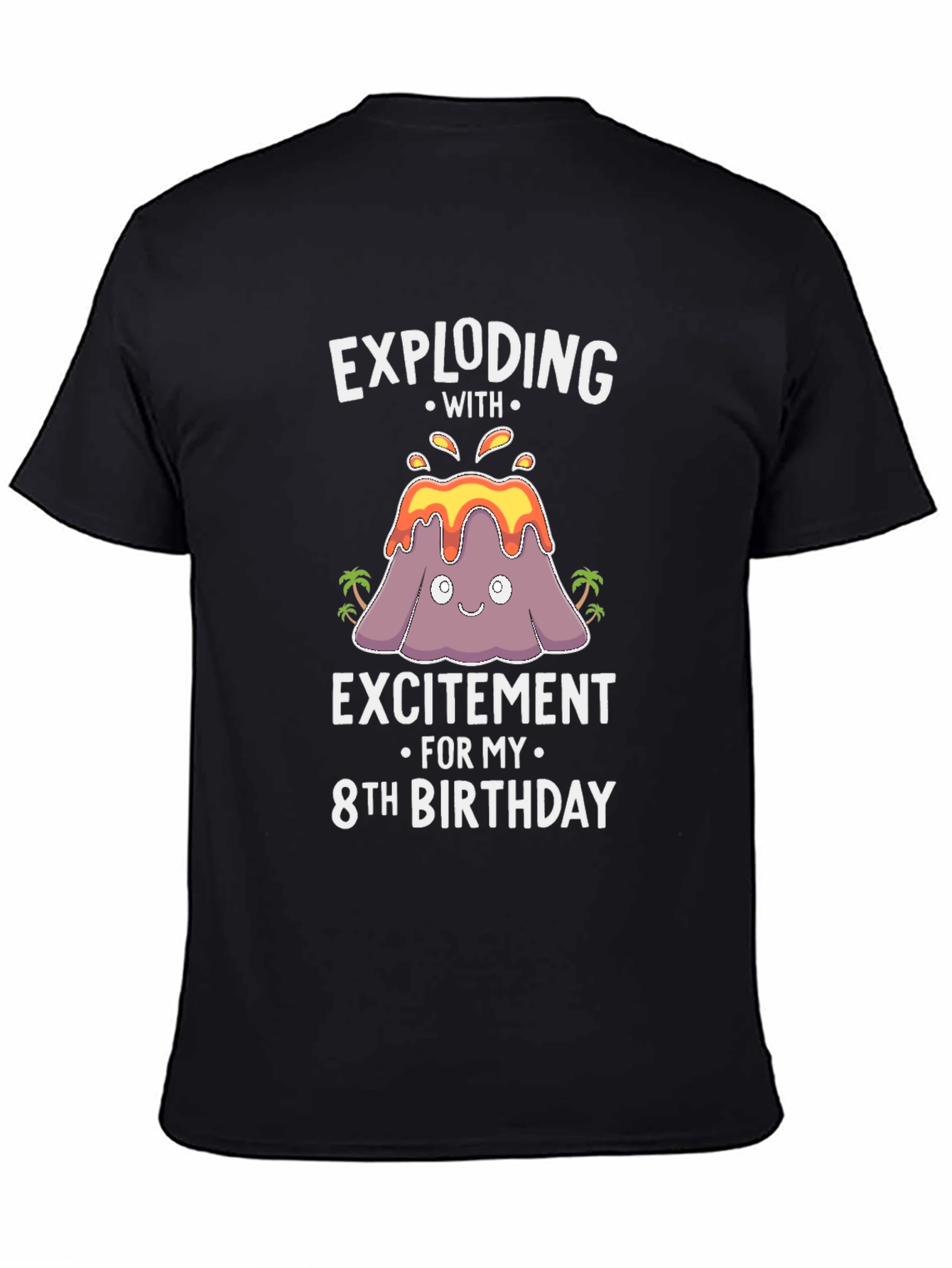 Exploding with Excitement 8th Birthday T-Shirt