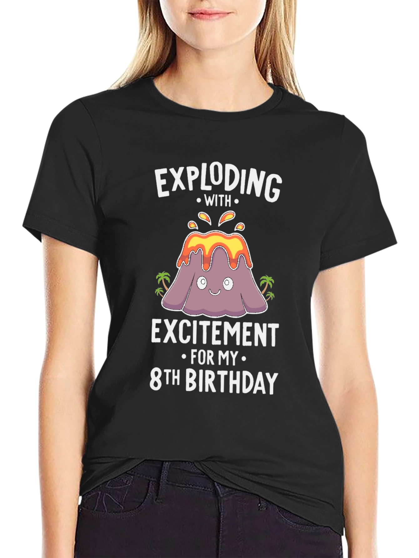 Exploding with Excitement 8th Birthday T-Shirt