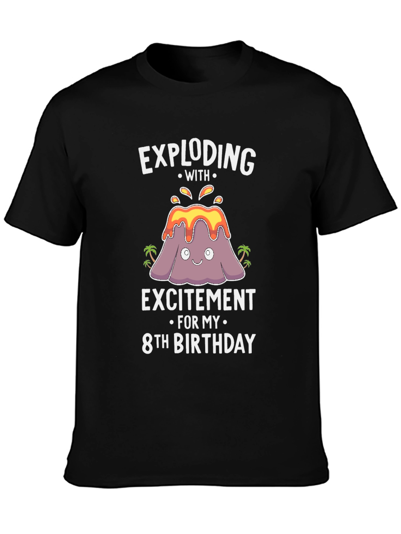 Exploding with Excitement 8th Birthday T-Shirt