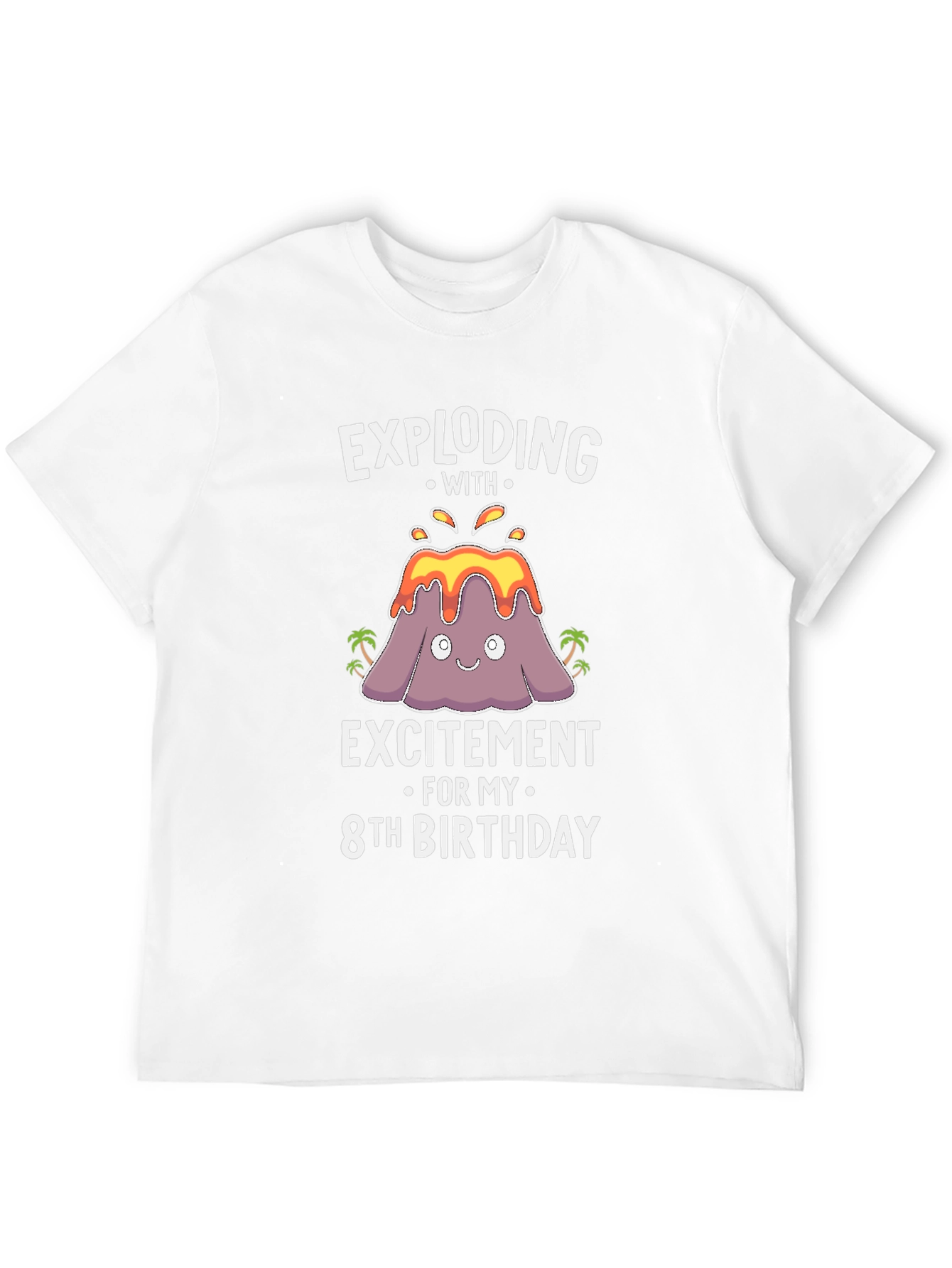 Exploding with Excitement 8th Birthday T-Shirt
