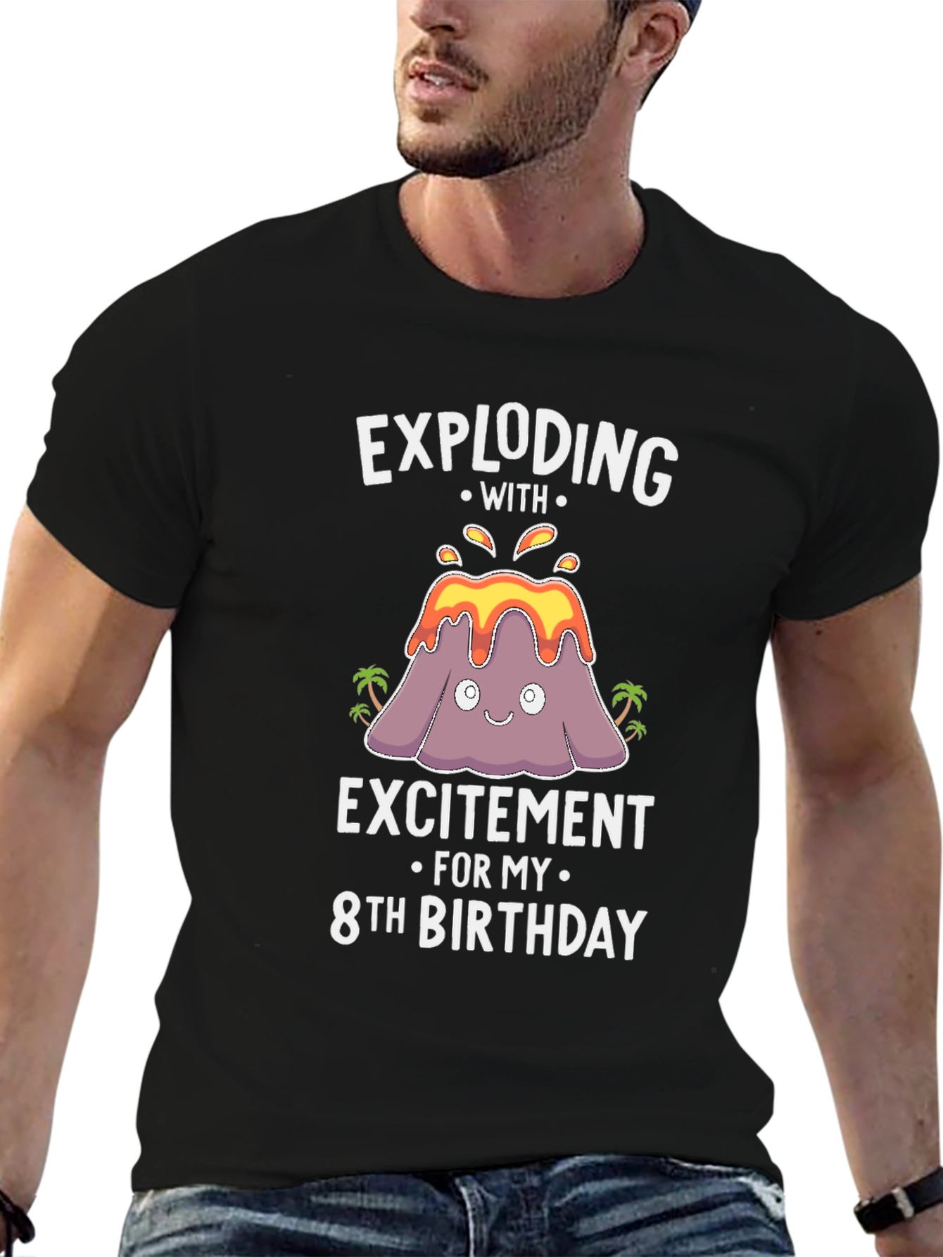 Exploding with Excitement 8th Birthday T-Shirt
