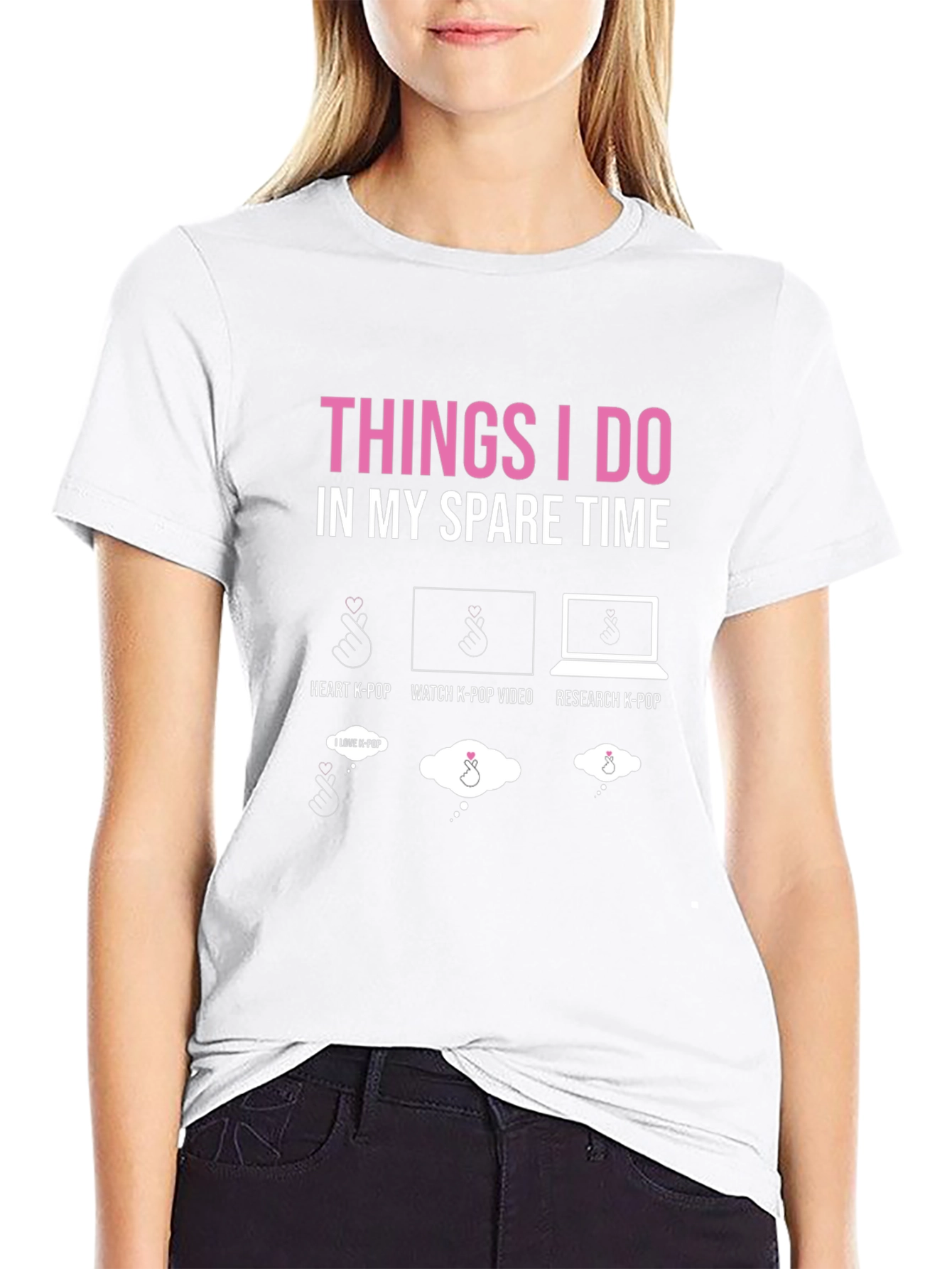 Things I Do In My Spare Time K-Pop T-Shirt