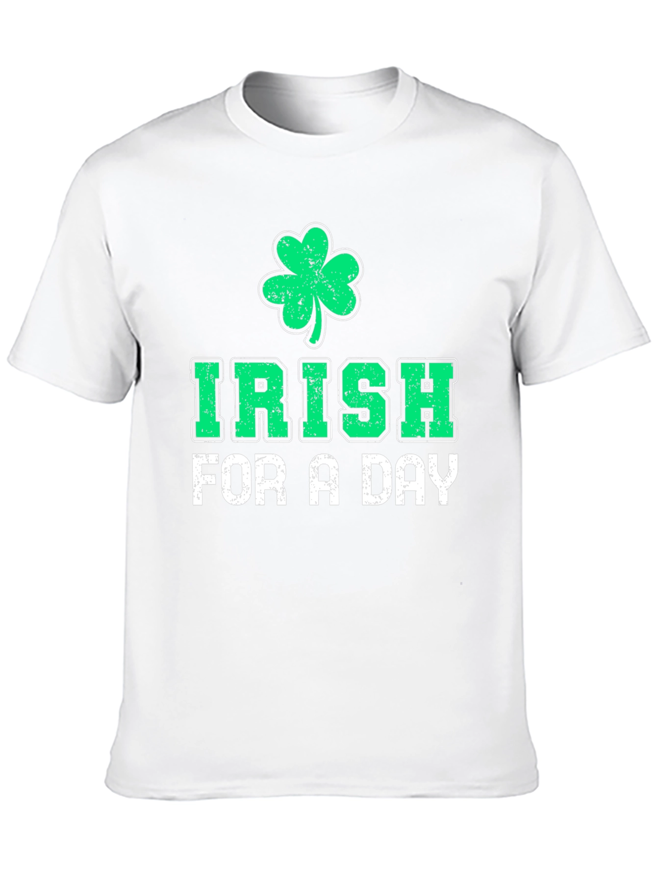 Irish For A Day Shamrock Graphic T-Shirt