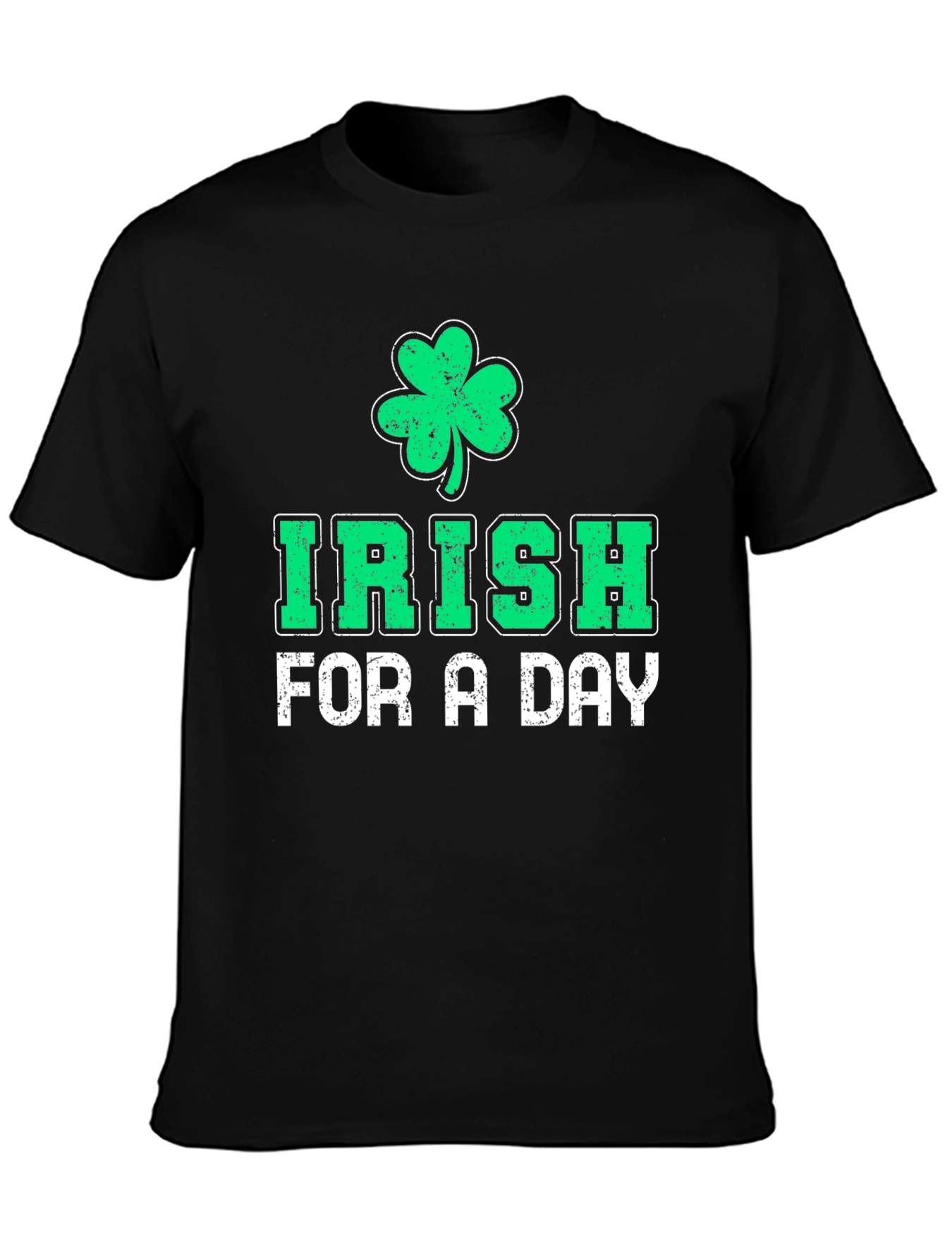 Irish For A Day Shamrock Graphic T-Shirt