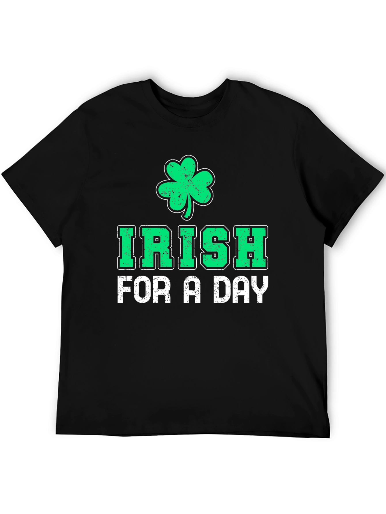 Irish For A Day Shamrock Graphic T-Shirt