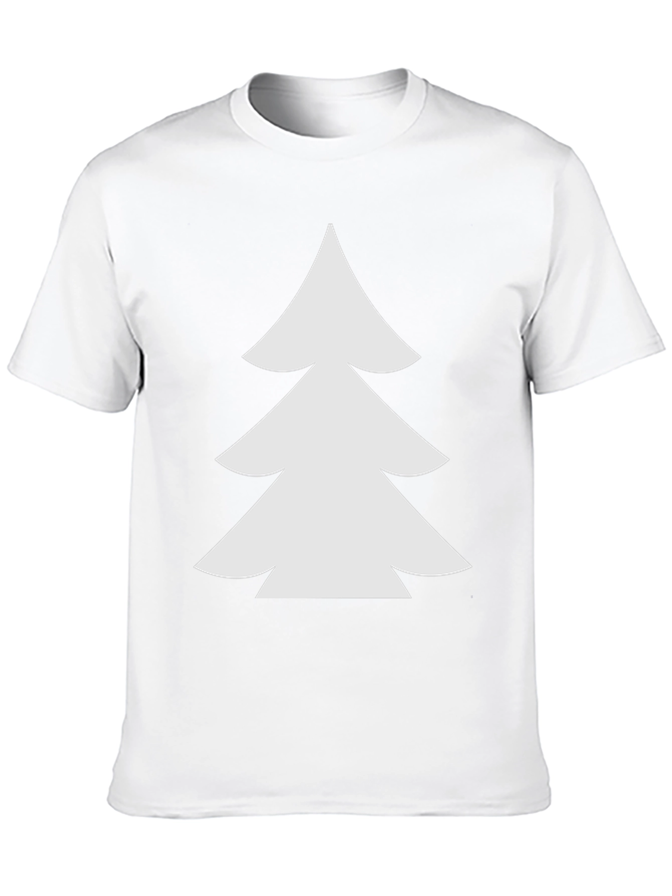 Christmas Tree Graphic Black T-Shirt