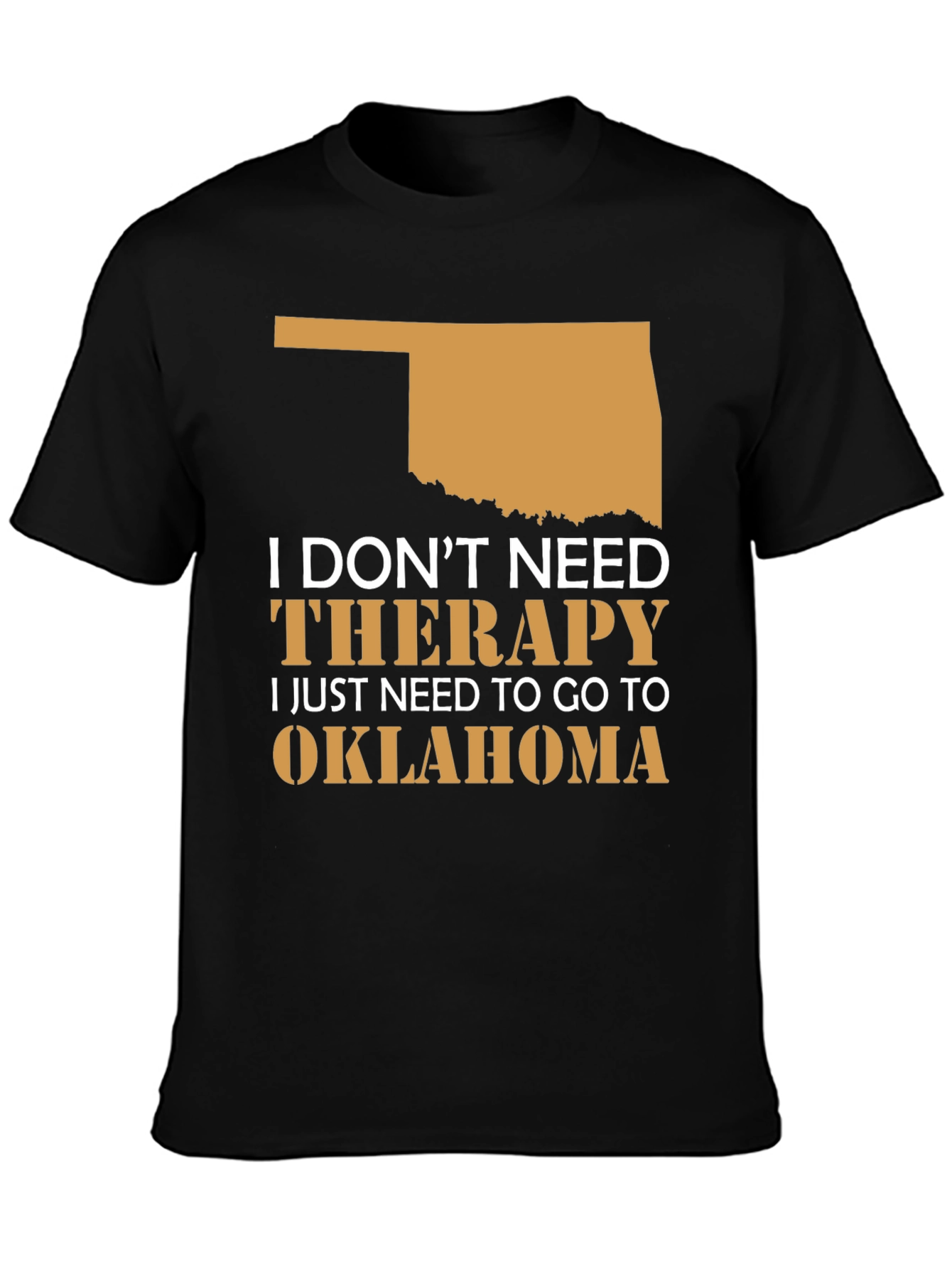 Oklahoma Therapy T-Shirt: State Pride Tee