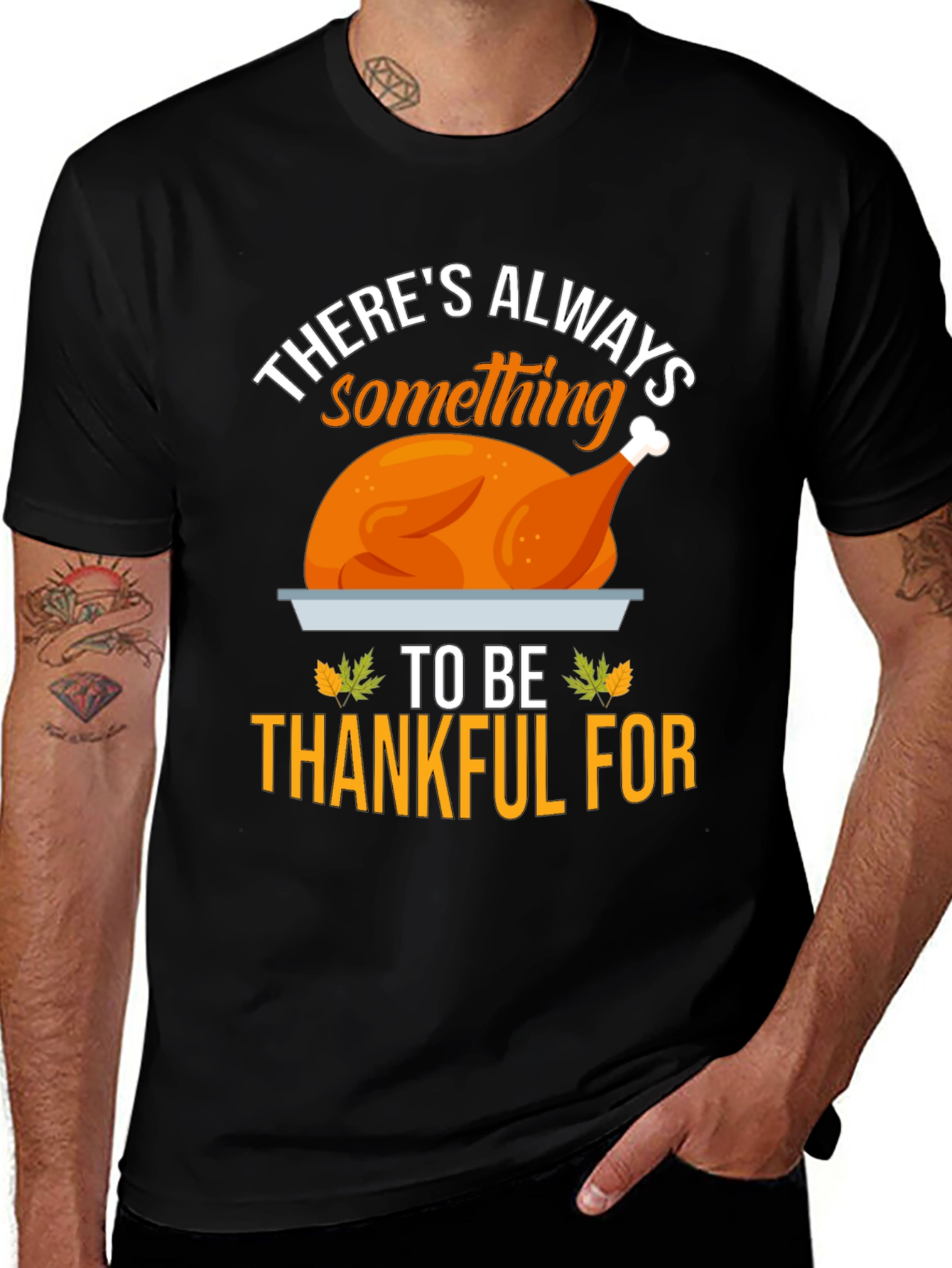 Thanksgiving Turkey Graphic T-Shirt