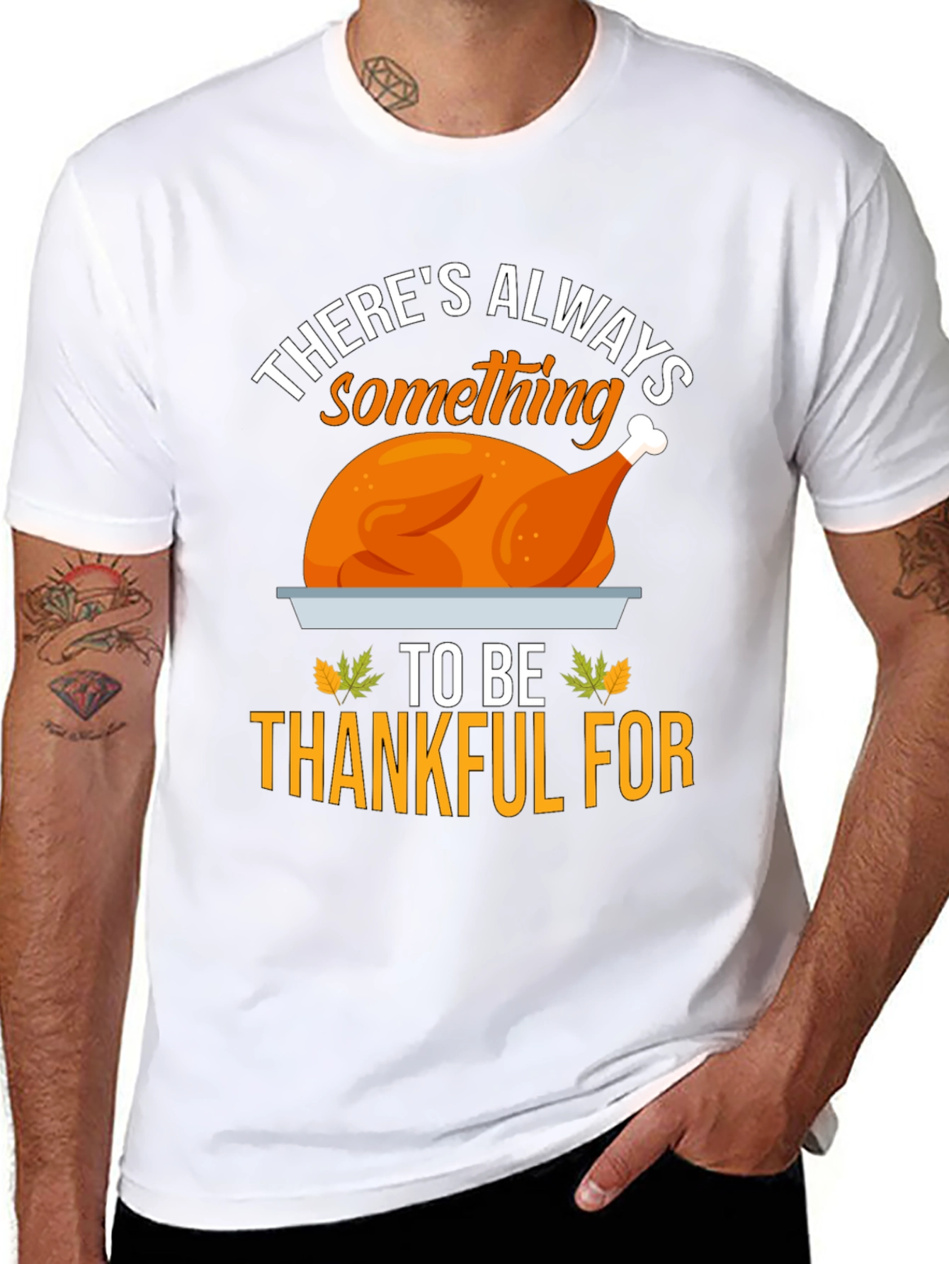 Thanksgiving Turkey Graphic T-Shirt
