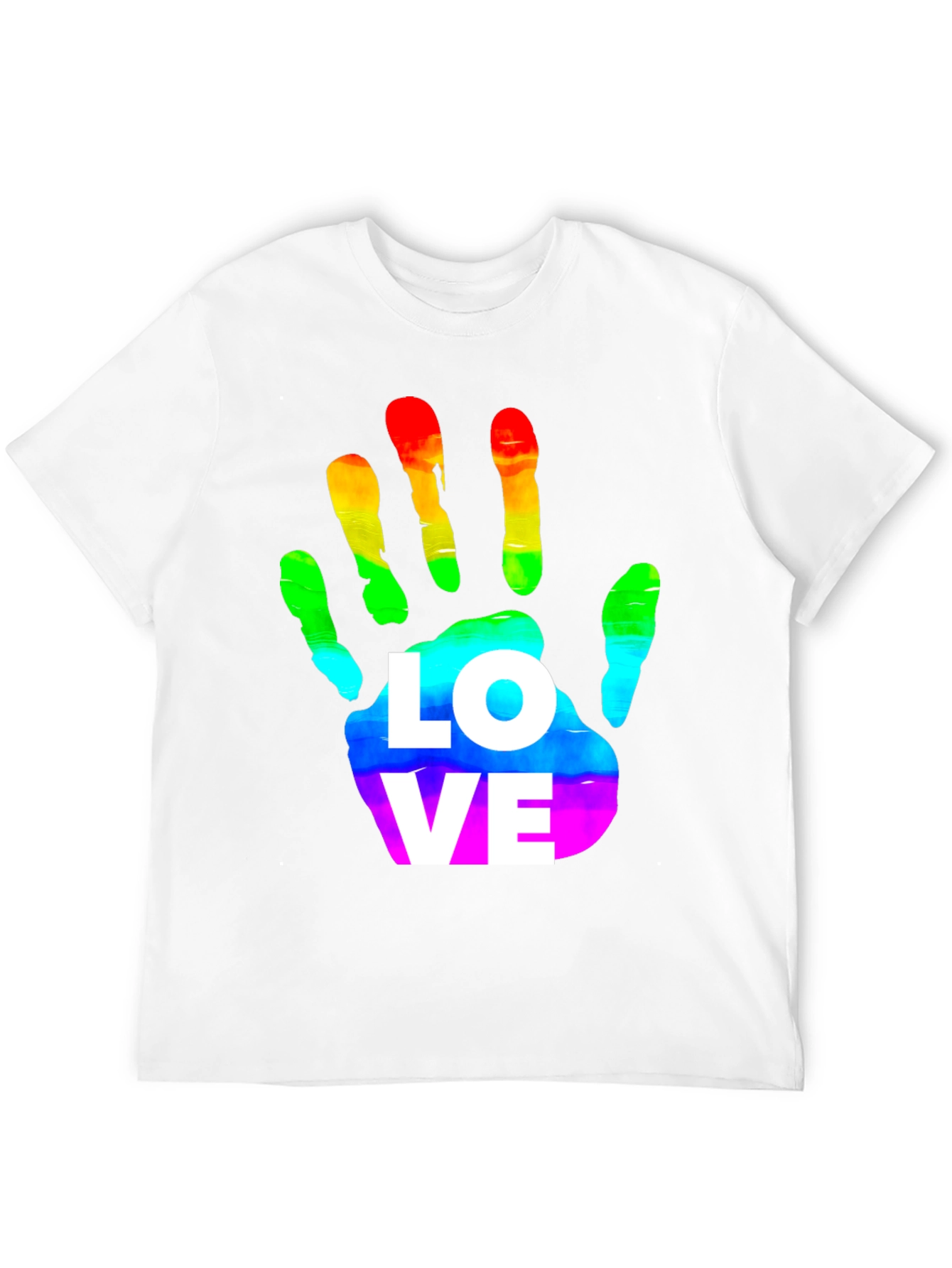 Rainbow Hand Love T-Shirt