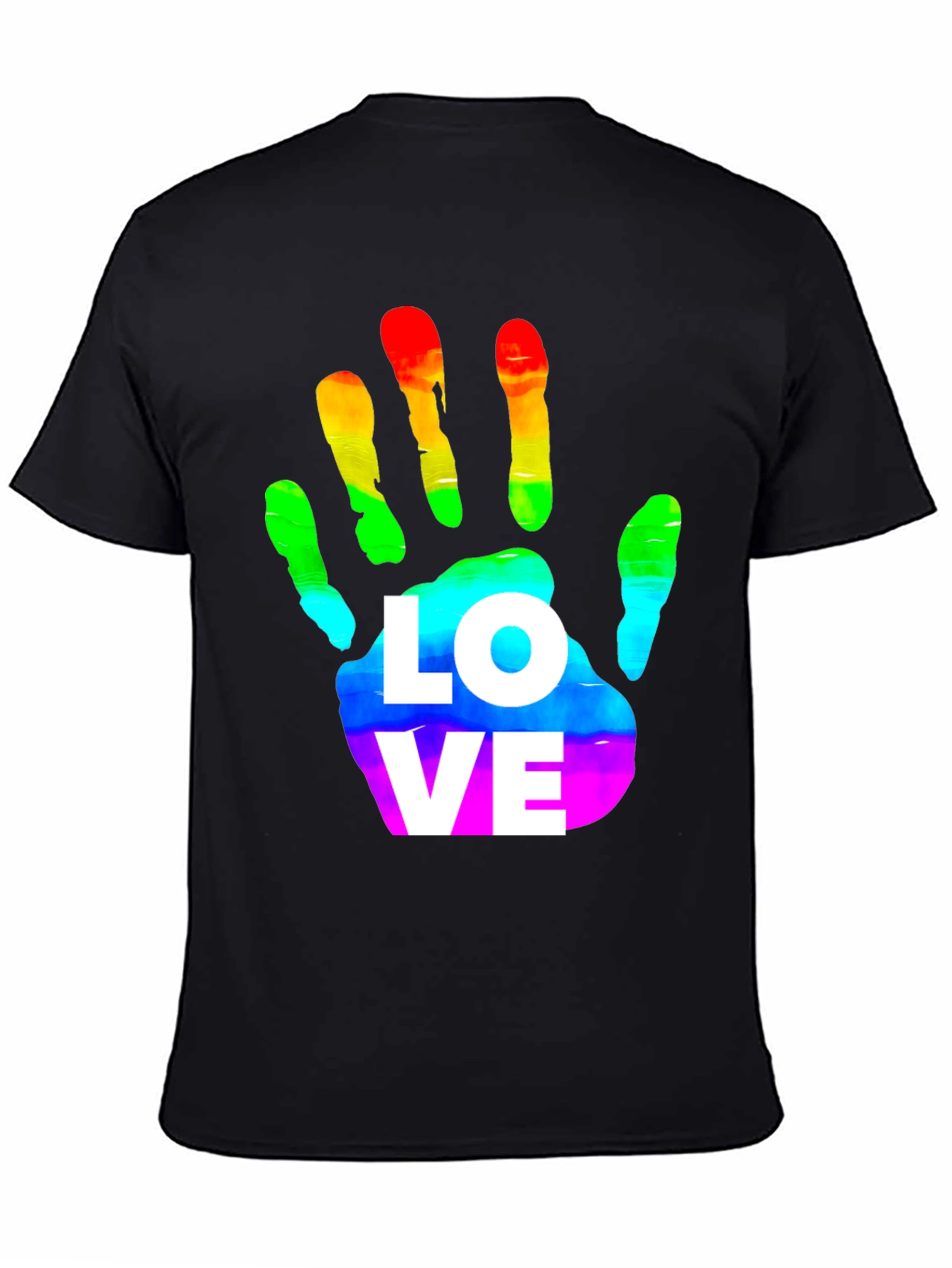 Rainbow Hand Love T-Shirt
