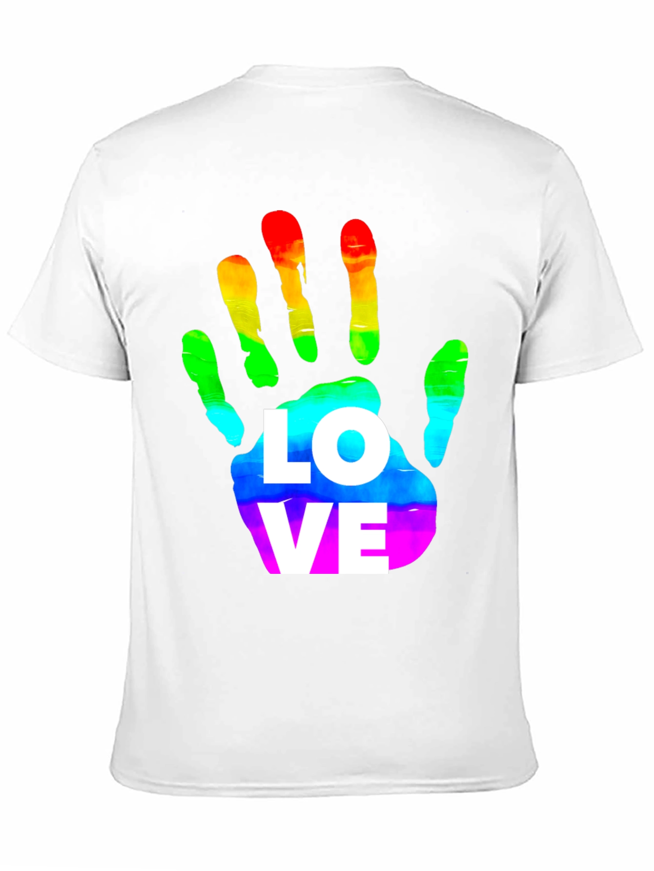 Rainbow Hand Love T-Shirt