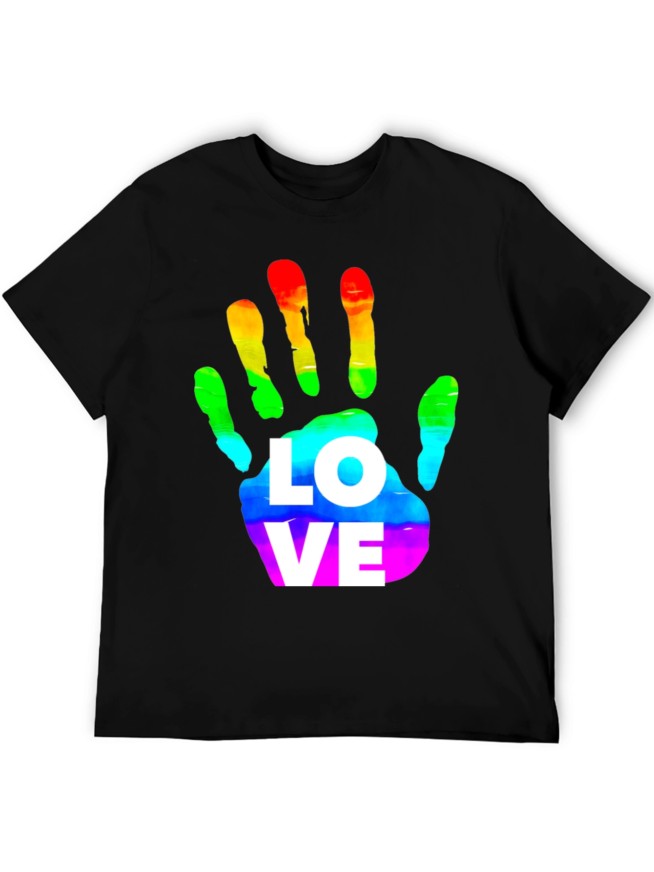 Rainbow Hand Love T-Shirt