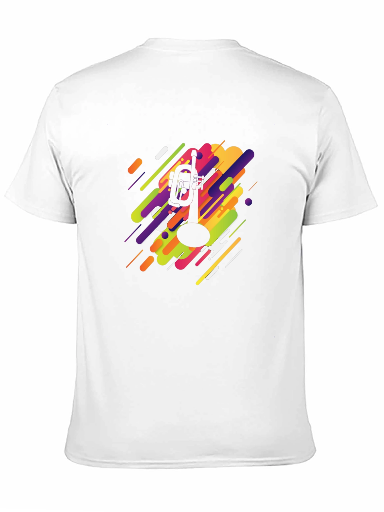Trumpet Graphic Tee - Stylish Music Lover T-Shirt