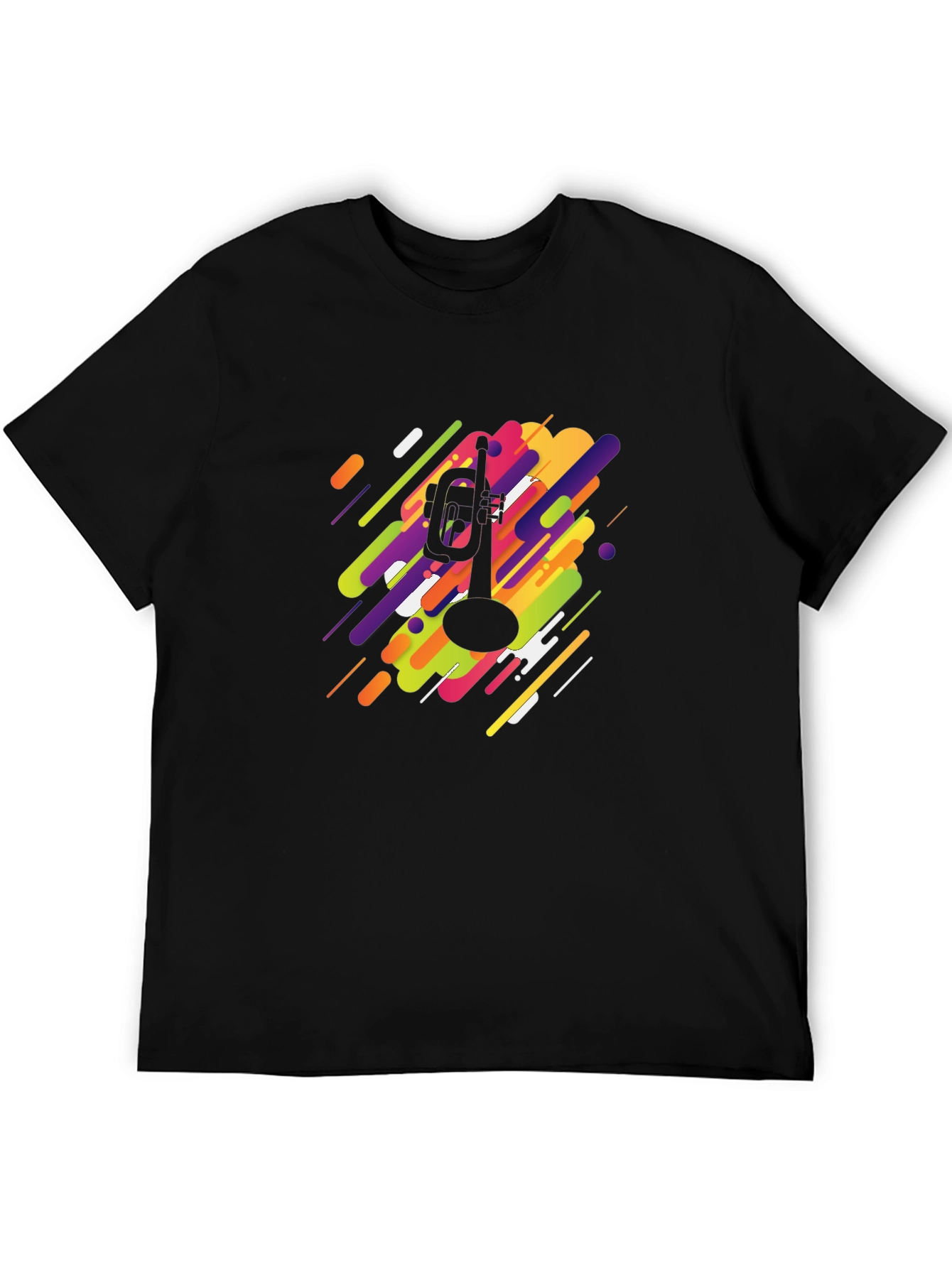 Trumpet Graphic Tee - Stylish Music Lover T-Shirt