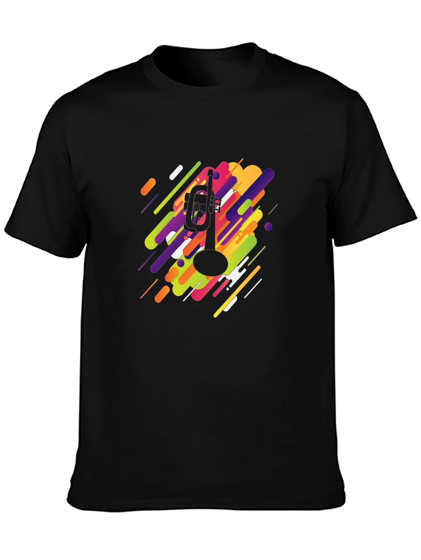 Trumpet Graphic Tee - Stylish Music Lover T-Shirt