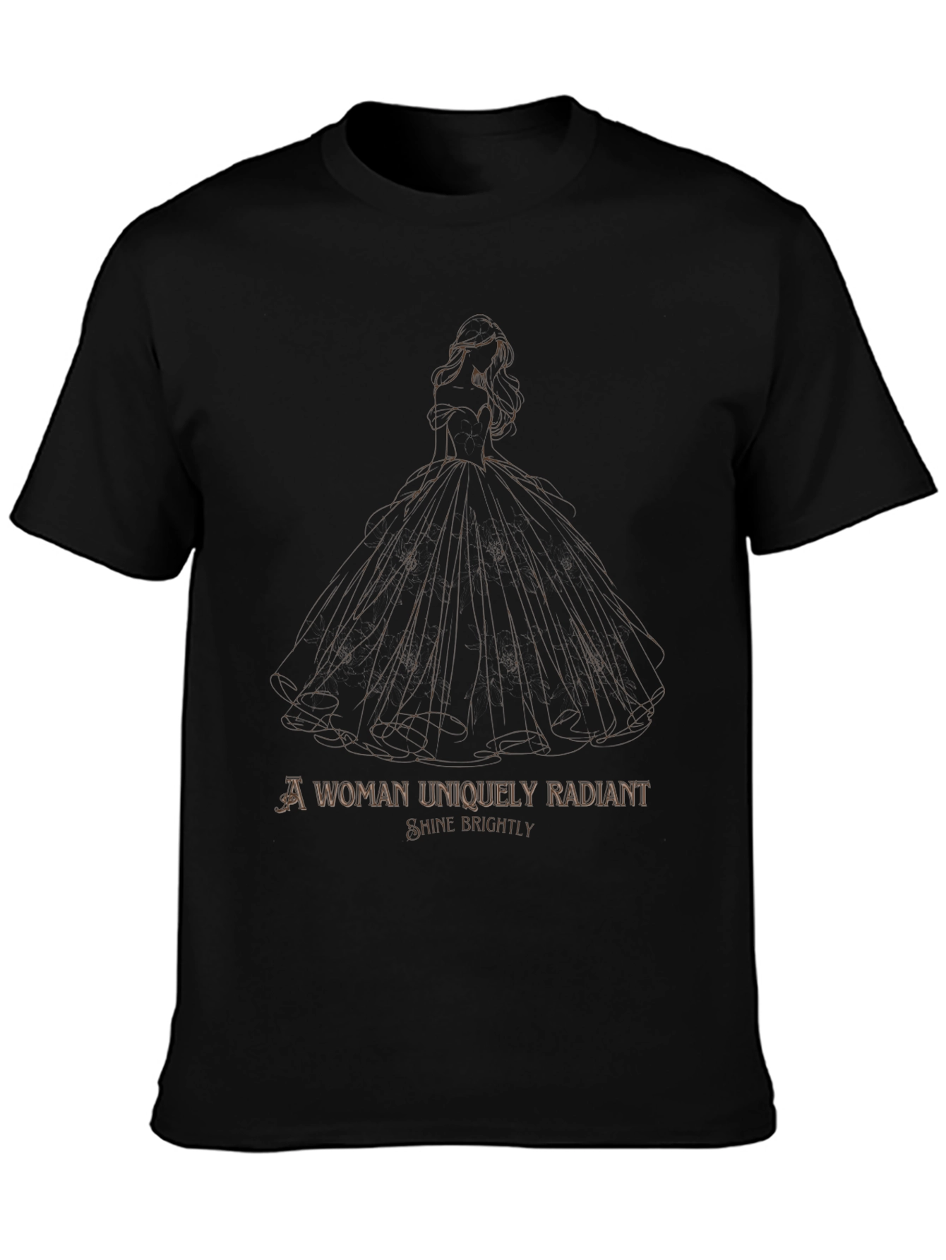 Radiant Woman Graphic Tee - Shine Brightly