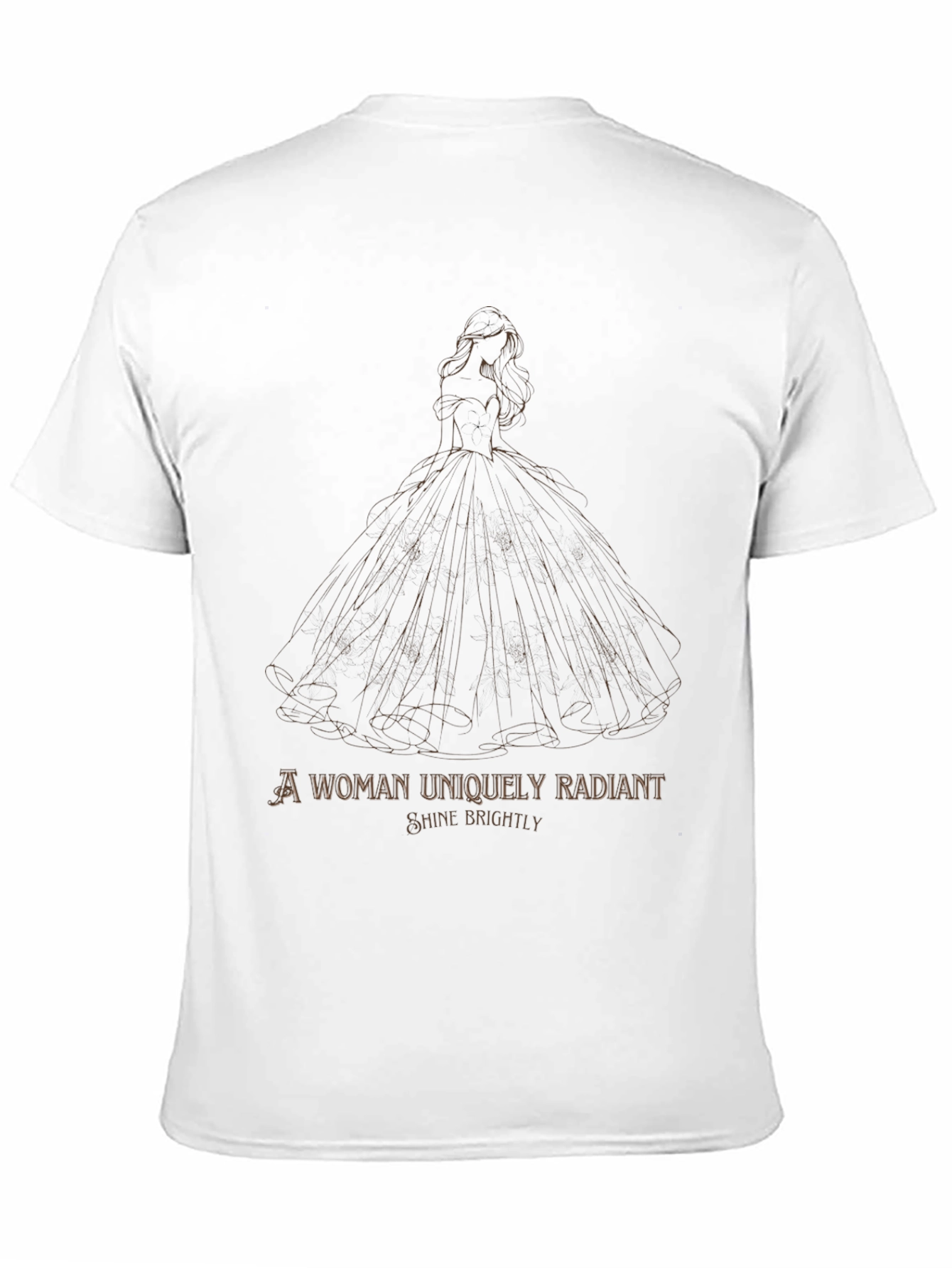 Radiant Woman Graphic Tee - Shine Brightly